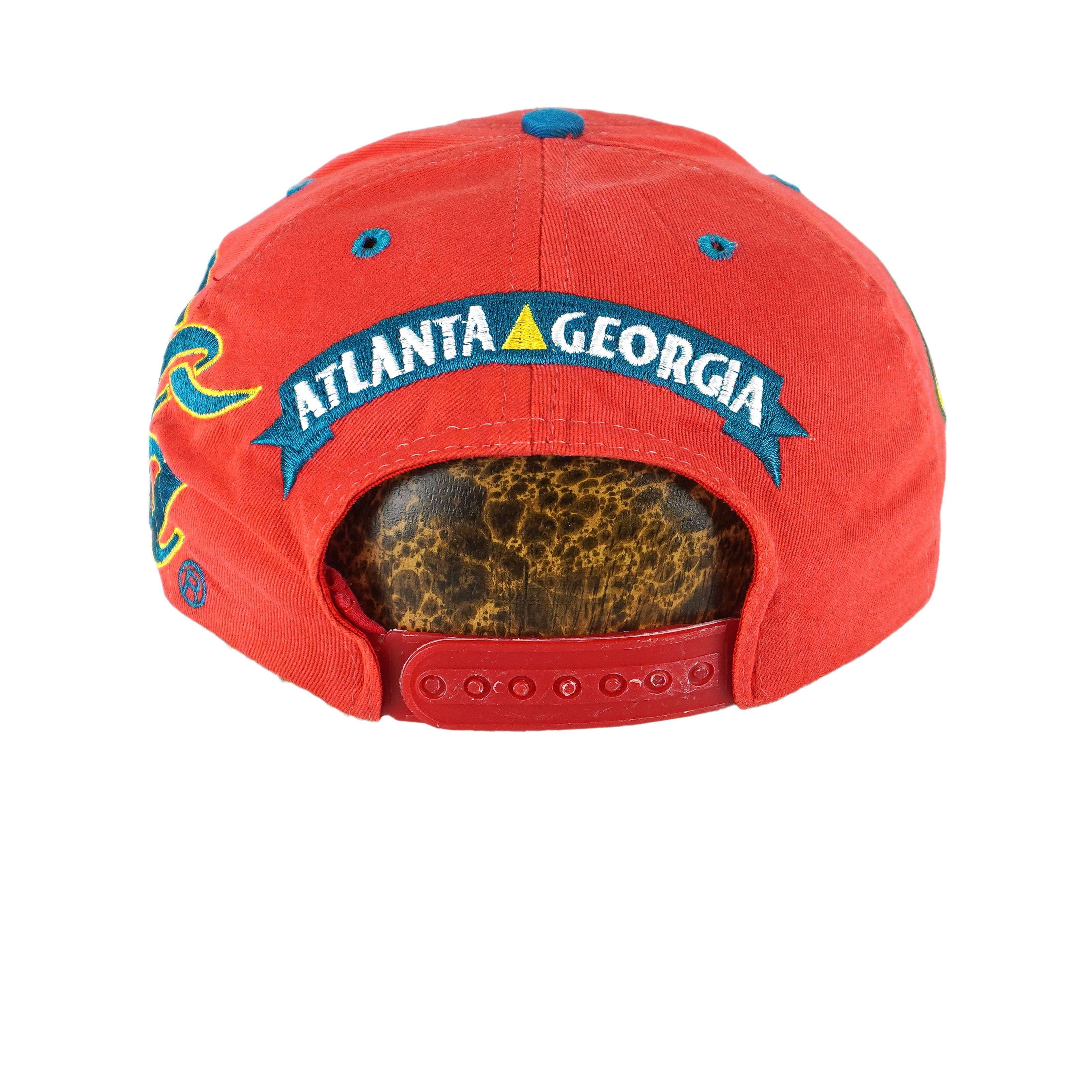Coca Cola Enjoy Coca-Cola Ice Cold Atlanta Snapback Hat 1990s Size ONE SIZE - 5 Thumbnail