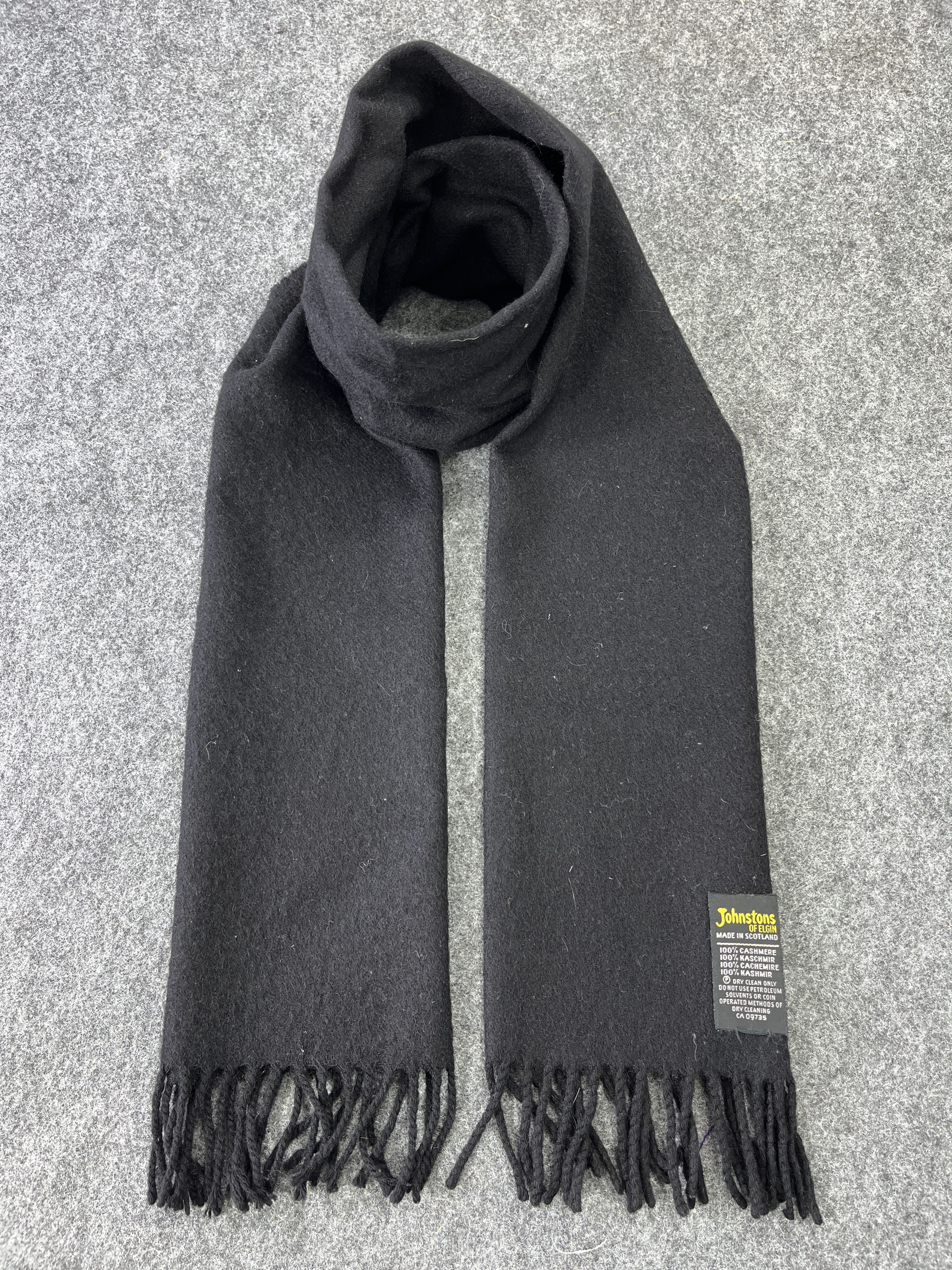 Johnstons Of Elgin × Vintage Johnstons Of Elgin Scarf / Muffler / Neckwear T112 Size ONE SIZE - 6 Thumbnail