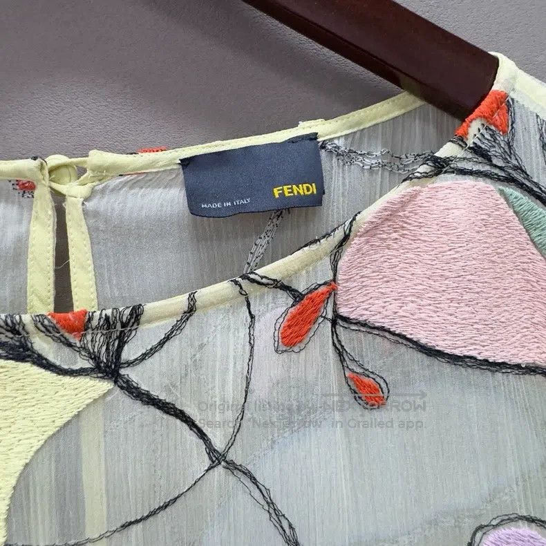 Fendi Fendi Printed Dress Size S / US 4 / IT 40 - 3 Thumbnail