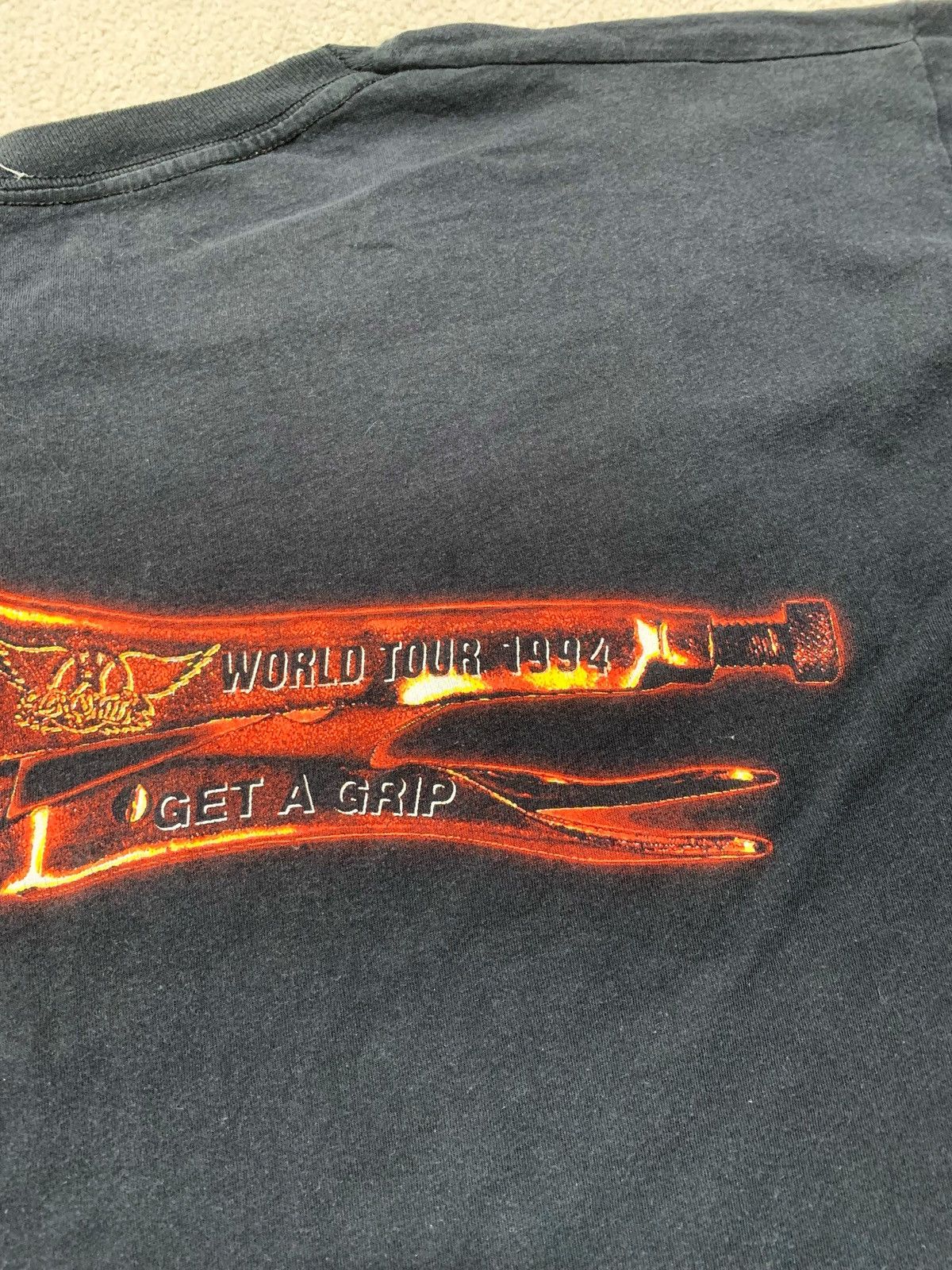 Band Tees Vintage Rock Tees Aerosmith Get A Grip 1994 Band 90s Rare Size US L / EU 52-54 / 3 - 13 Thumbnail