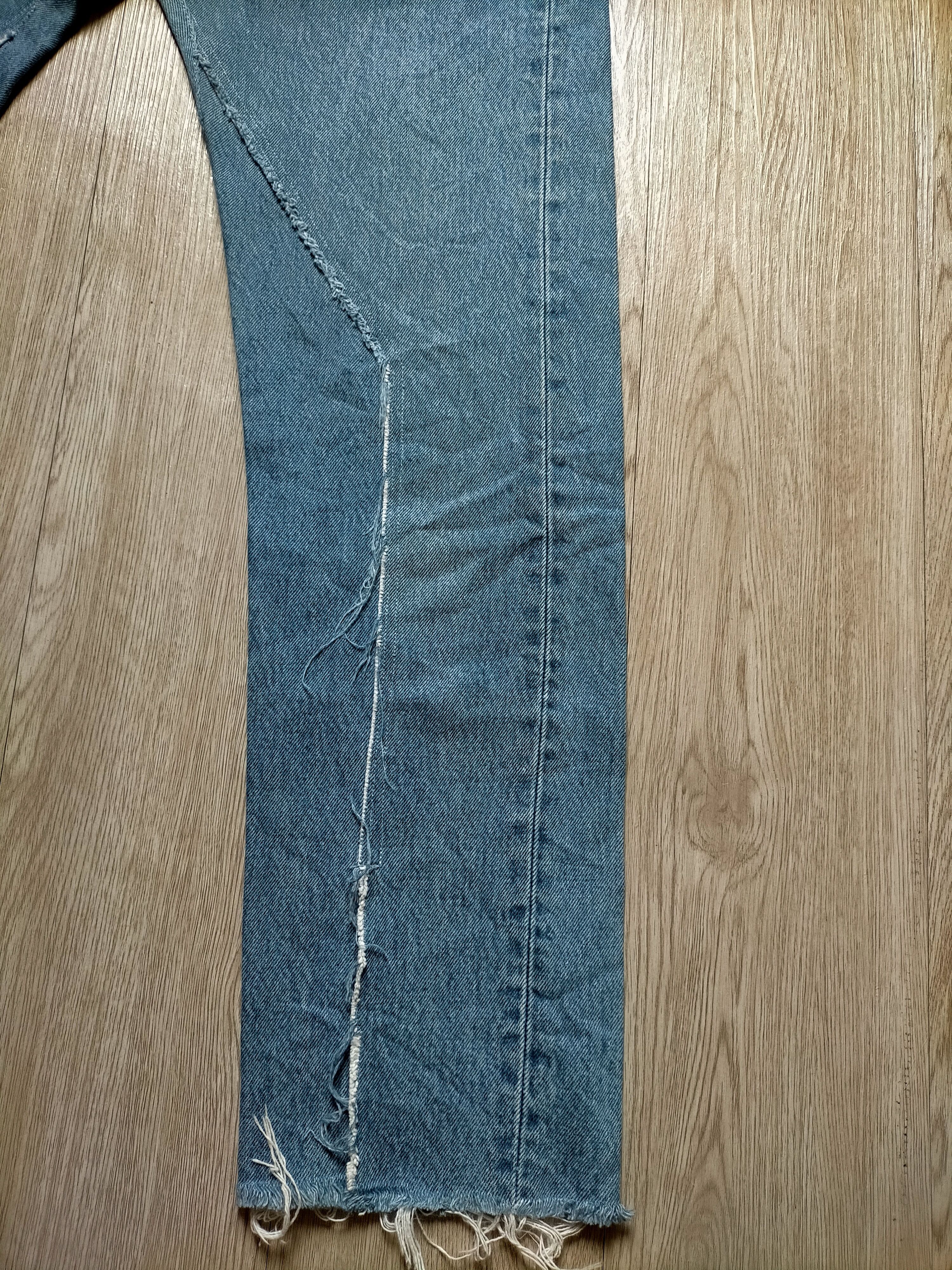 Levi's Vintage Levis 501 x Old Park Upcycle Blue Jeans Size US 30 / EU 46 - 8 Thumbnail