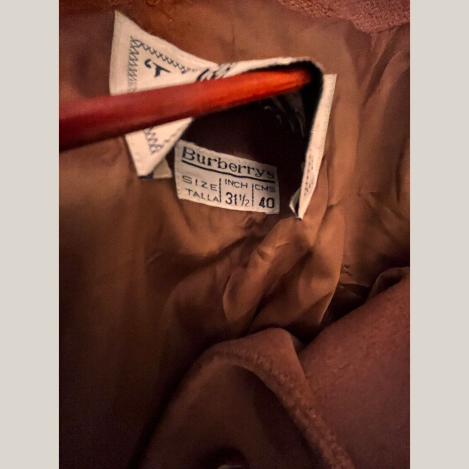 Burberry Vintage Burberry Wool Coat SZ: 31.5" / 40 cm Size US L / EU 52-54 / 3 - 10 Thumbnail