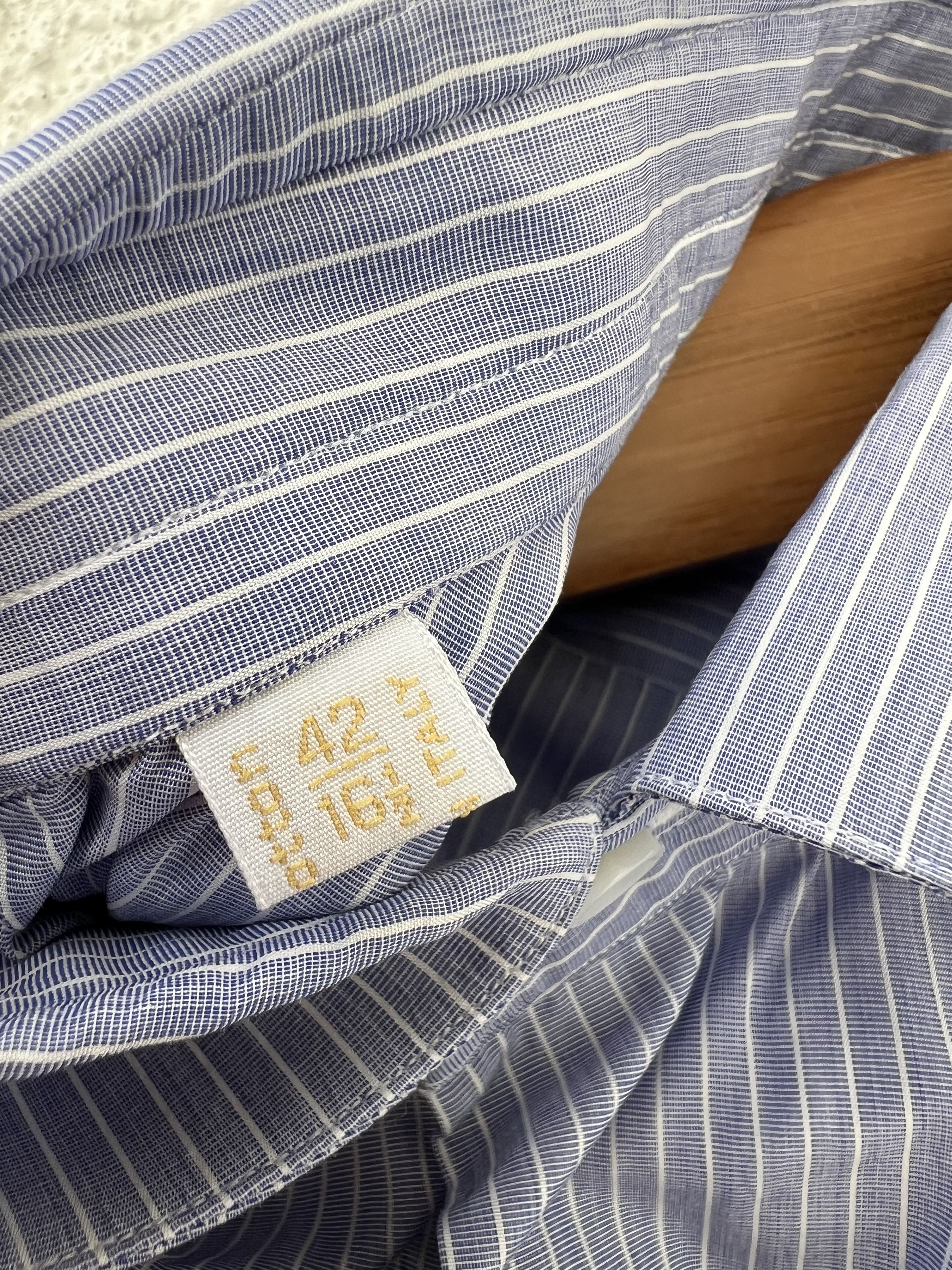 Brioni Brioni Shirt 16.5 Size US L / EU 52-54 / 3 - 3 Thumbnail