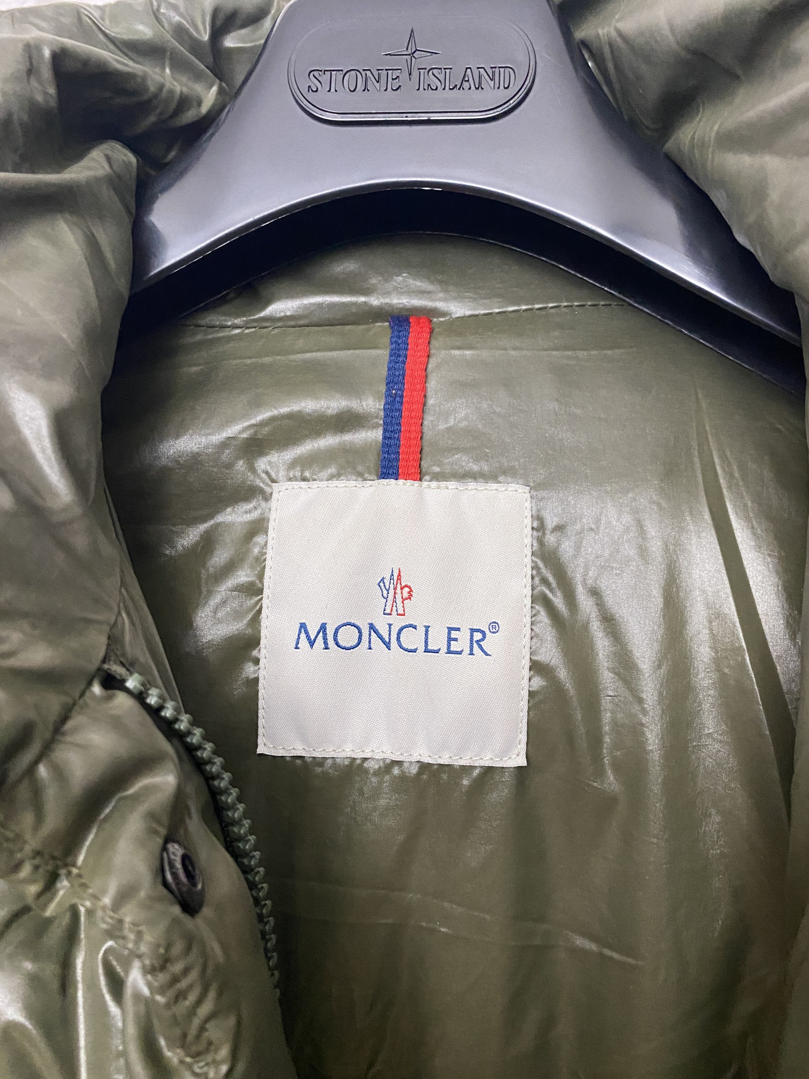 Moncler Moncler Down Quilted Jacket Puffer Khaki Small Logo Size 2 Size M / US 6-8 / IT 42-44 - 9 Thumbnail
