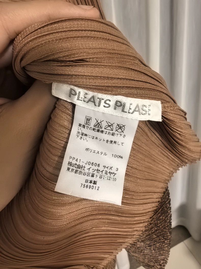 Issey Miyake Issey Miyake size:3 Maillard's golden-brown ink-splashed c Size XS / US 0-2 / IT 36-38 - 4 Thumbnail