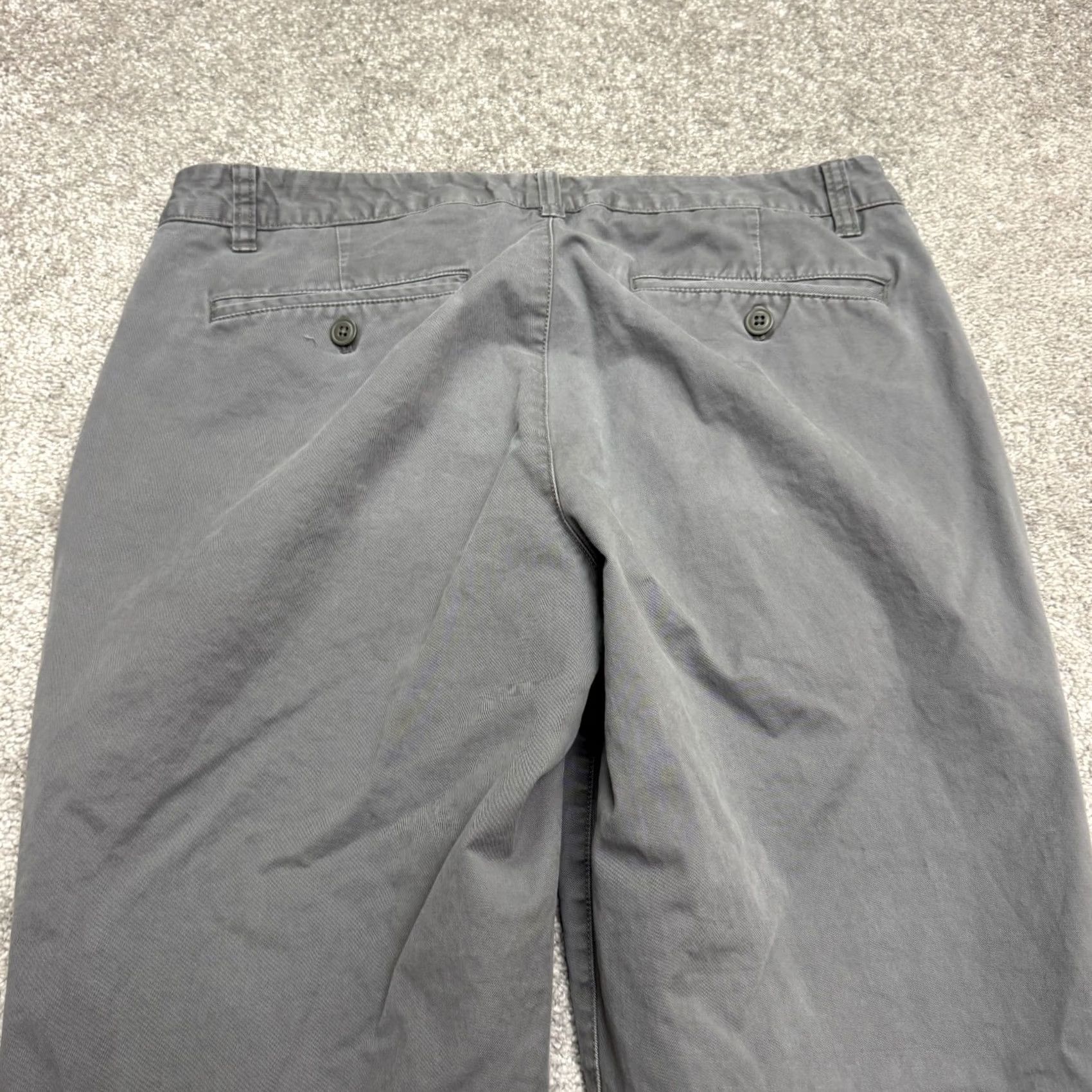 Bonobos Bonobos Slim Fit Chino Pants Mens 32x30 Gray Straight Leg Cotton Casual Preppy Style Size US 32 / EU 48 - 6 Thumbnail