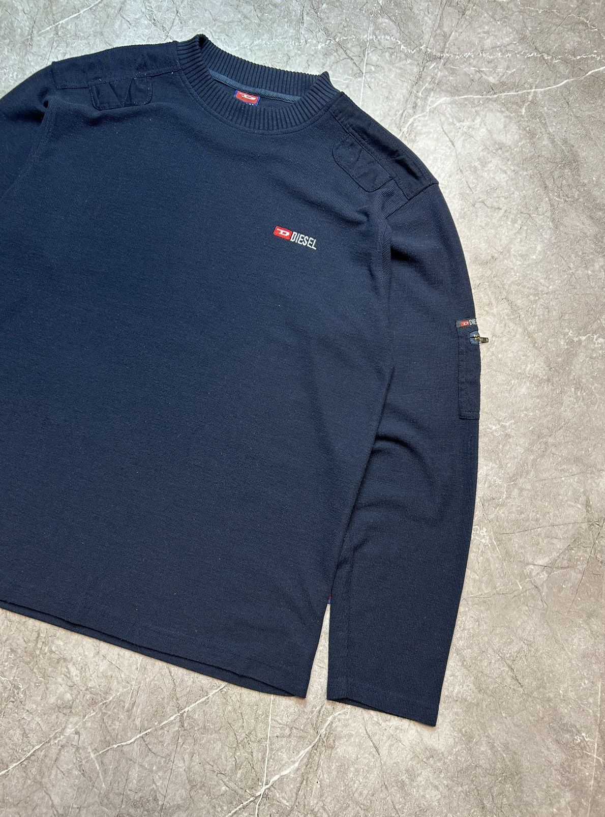 Diesel × Vintage Vintage Diesel Knit Sweater Size US XXL / EU 58 / 5 - 3 Thumbnail