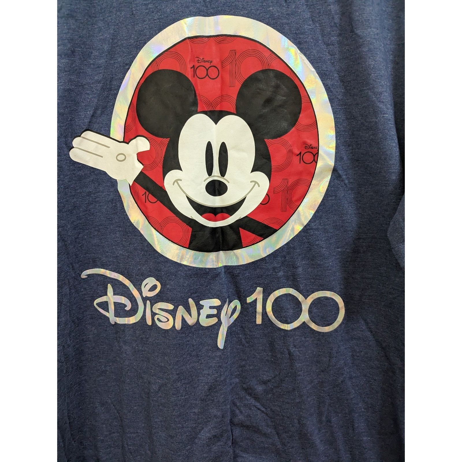 Disney Disney 100th Anniversary Mickey Mouse Adult Medium Two-Sided Size US M / EU 48-50 / 2 - 2 Thumbnail