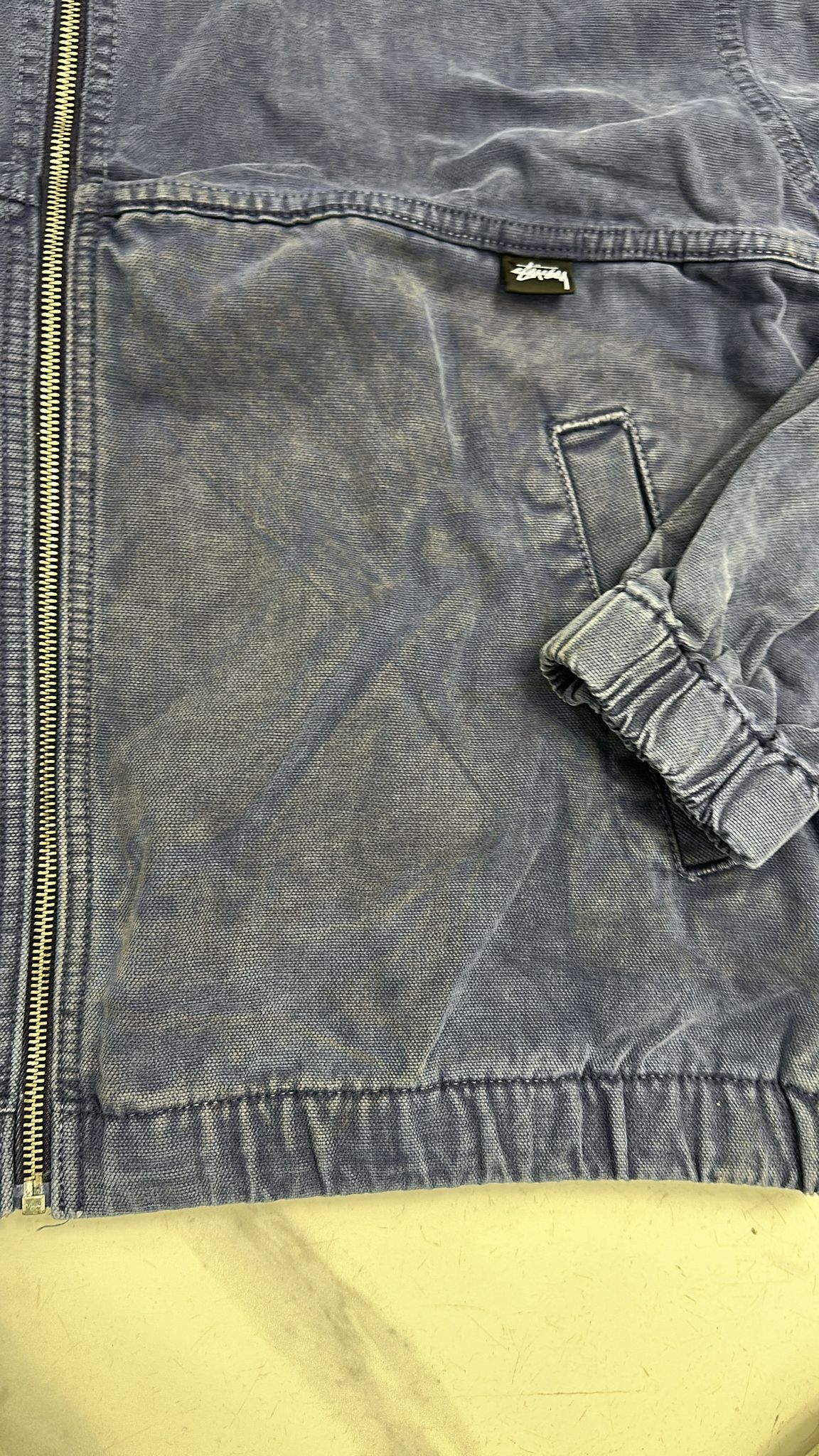 Stussy × Vintage Stussy Stussy Stone Washed Canvas Work Jacket Size US L / EU 52-54 / 3 - 5 Thumbnail