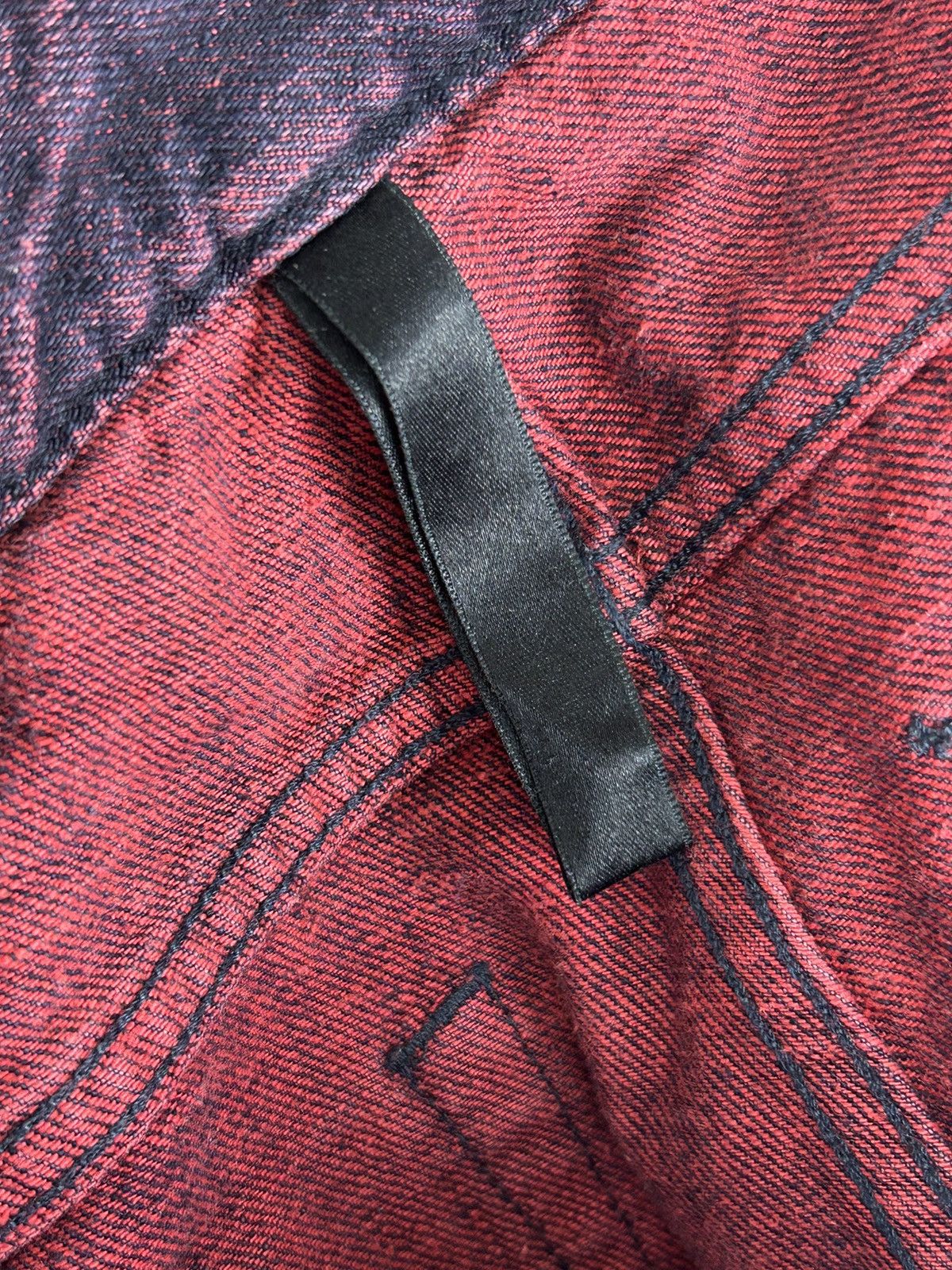 Balenciaga Super Rare Balenciaga 2012 Red Washed Denim Size US 29 - 11 Thumbnail