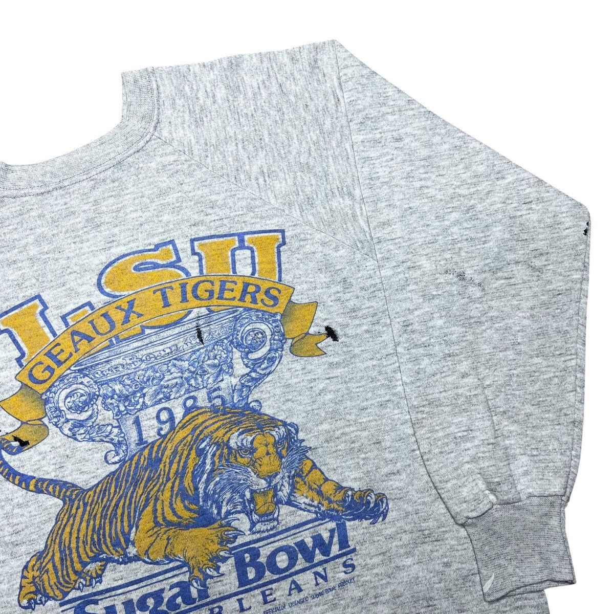 NCAA Vtg 1985 NCAA LSU Tigers Sugar Bowl New Orleans Sweatshirt Size US M / EU 48-50 / 2 - 15 Thumbnail