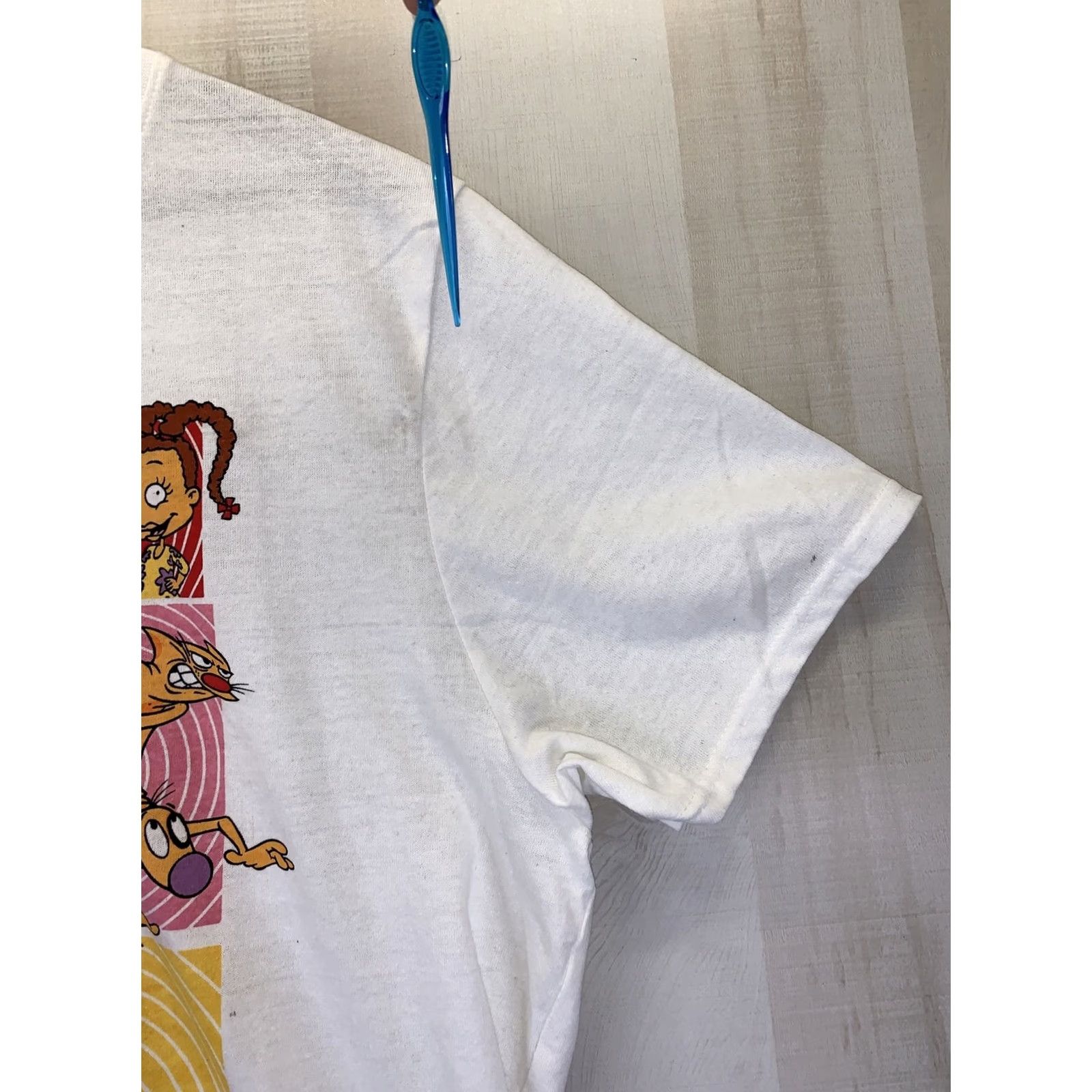 Nickelodeon Nickelodeon Angry Beavers Rugrats Ten & Stimpy Rocco Cat Dog Adult T-shirt XL- Size US XL / EU 56 / 4 - 7 Thumbnail