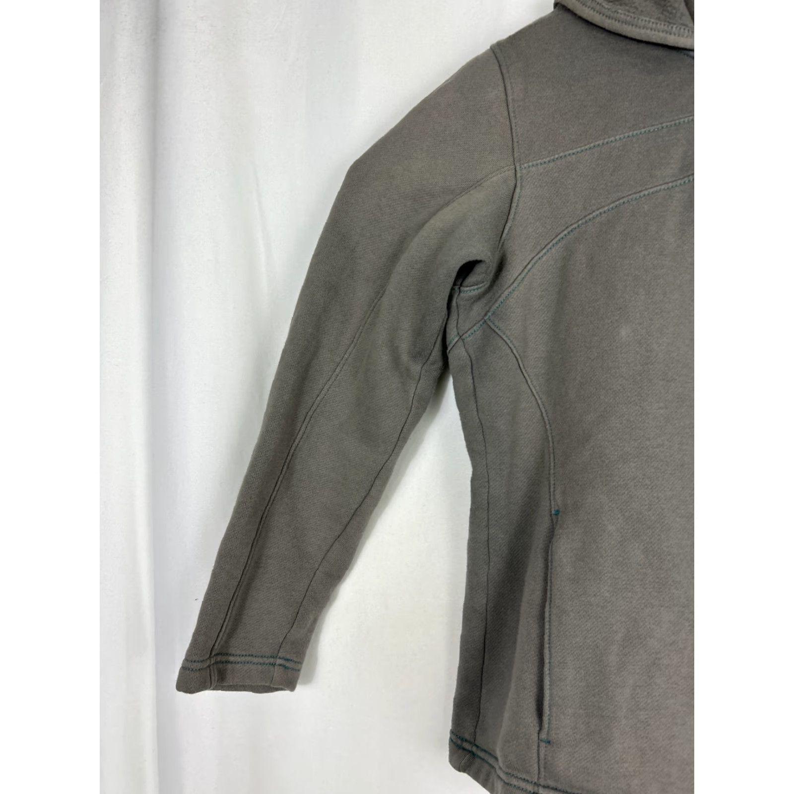 Merrell Merrell Womens Small Gray Full Zip Hooded Sweater Cotton Polyester Mens? Size S / US 4 / IT 40 - 2 Thumbnail