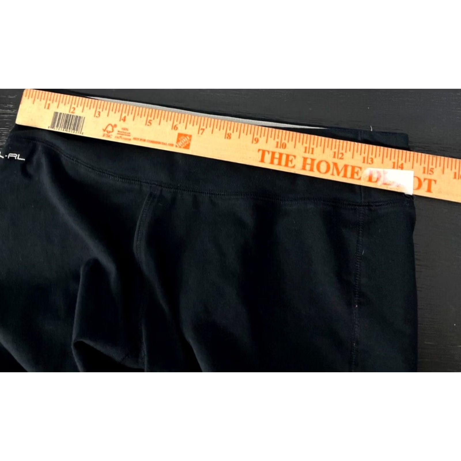 Ralph Lauren Lauren Ralph Lauren Active Black Stretch Running Legging Pant Women M LRL Leggings Activewear Size 32" / US 10 / IT 46 - 6 Thumbnail