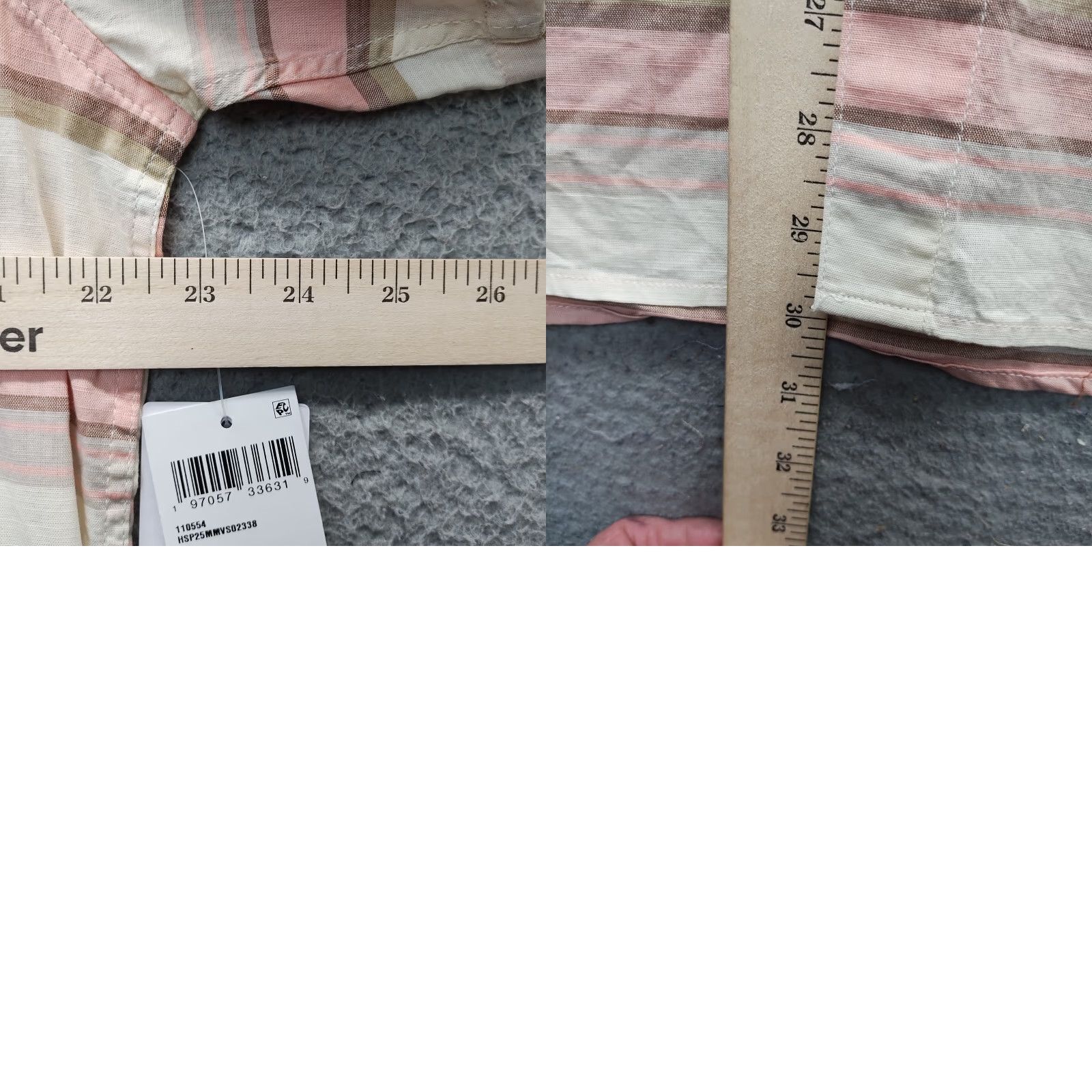 Hurley Hurley Shirt Mens L Multicolor Lido Striped Comfort Short Sleeve Collared Button-Up Size US L / EU 52-54 / 3 - 8 Thumbnail