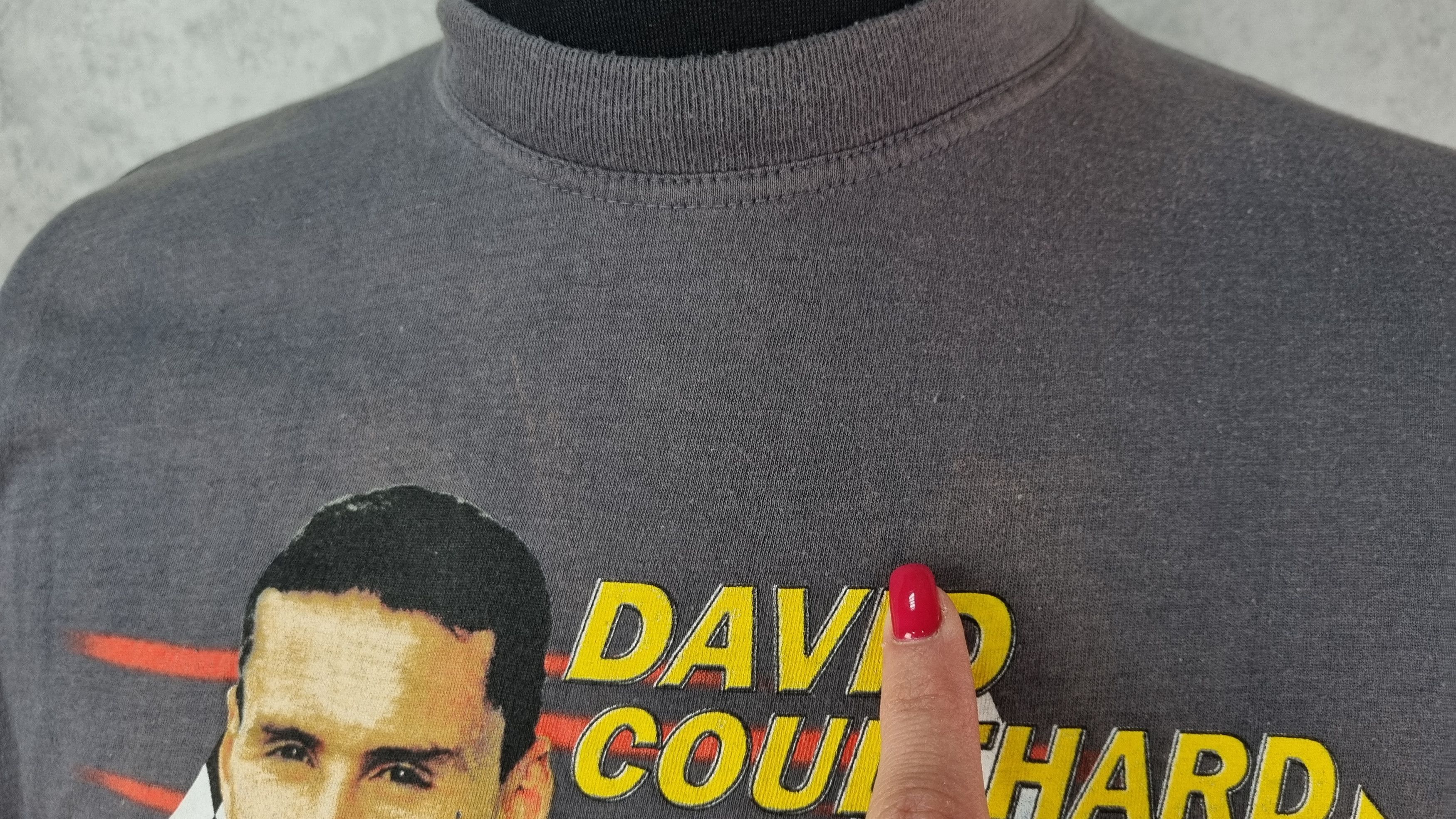 Vintage Portret David Coulthard MOTTORAD Vintage Tee Shirt Size US XL / EU 56 / 4 - 14 Thumbnail