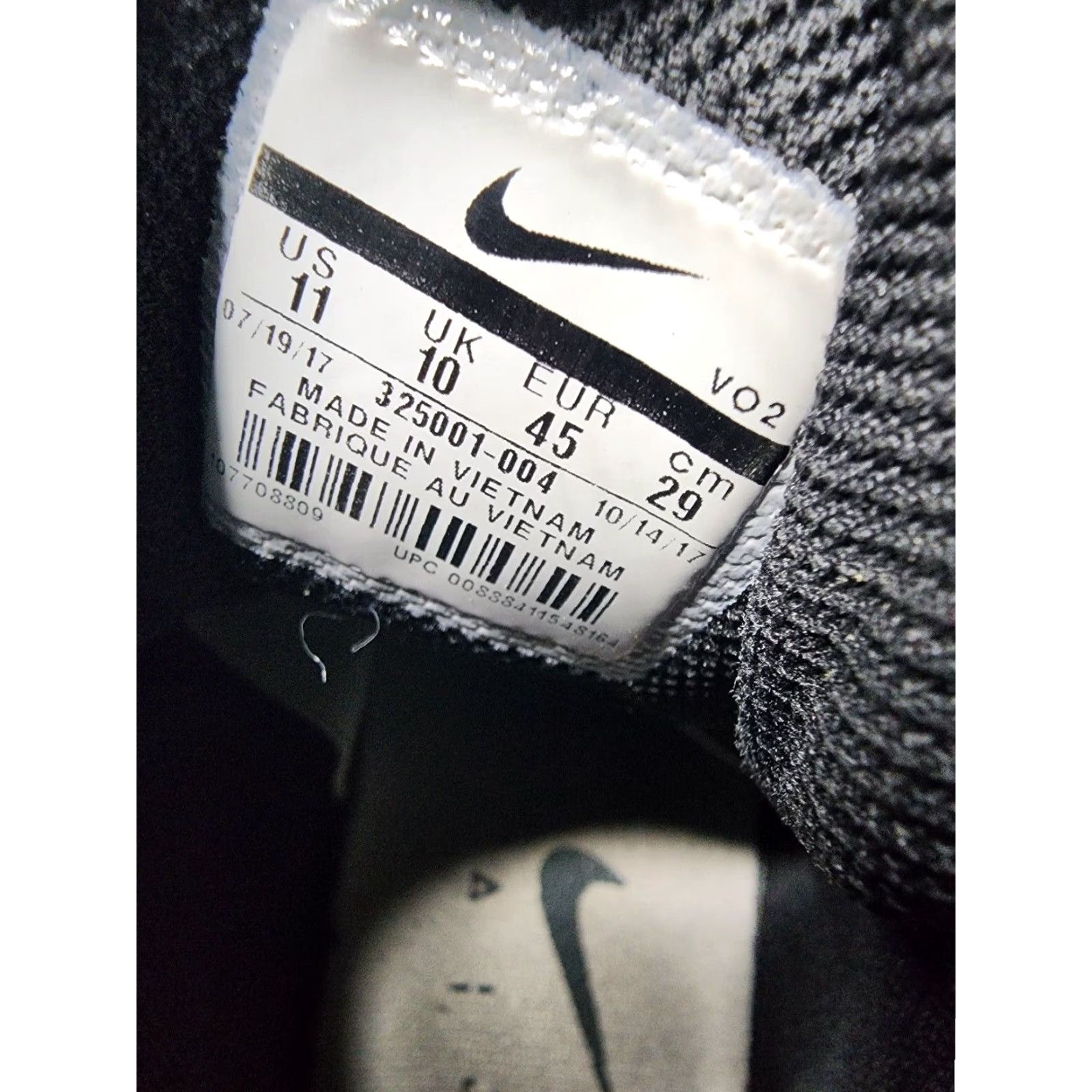 Nike Nike Air Pipen Sneakers Men Size 11 Black 2017 Athletic Size US 11 / EU 44 - 5 Thumbnail