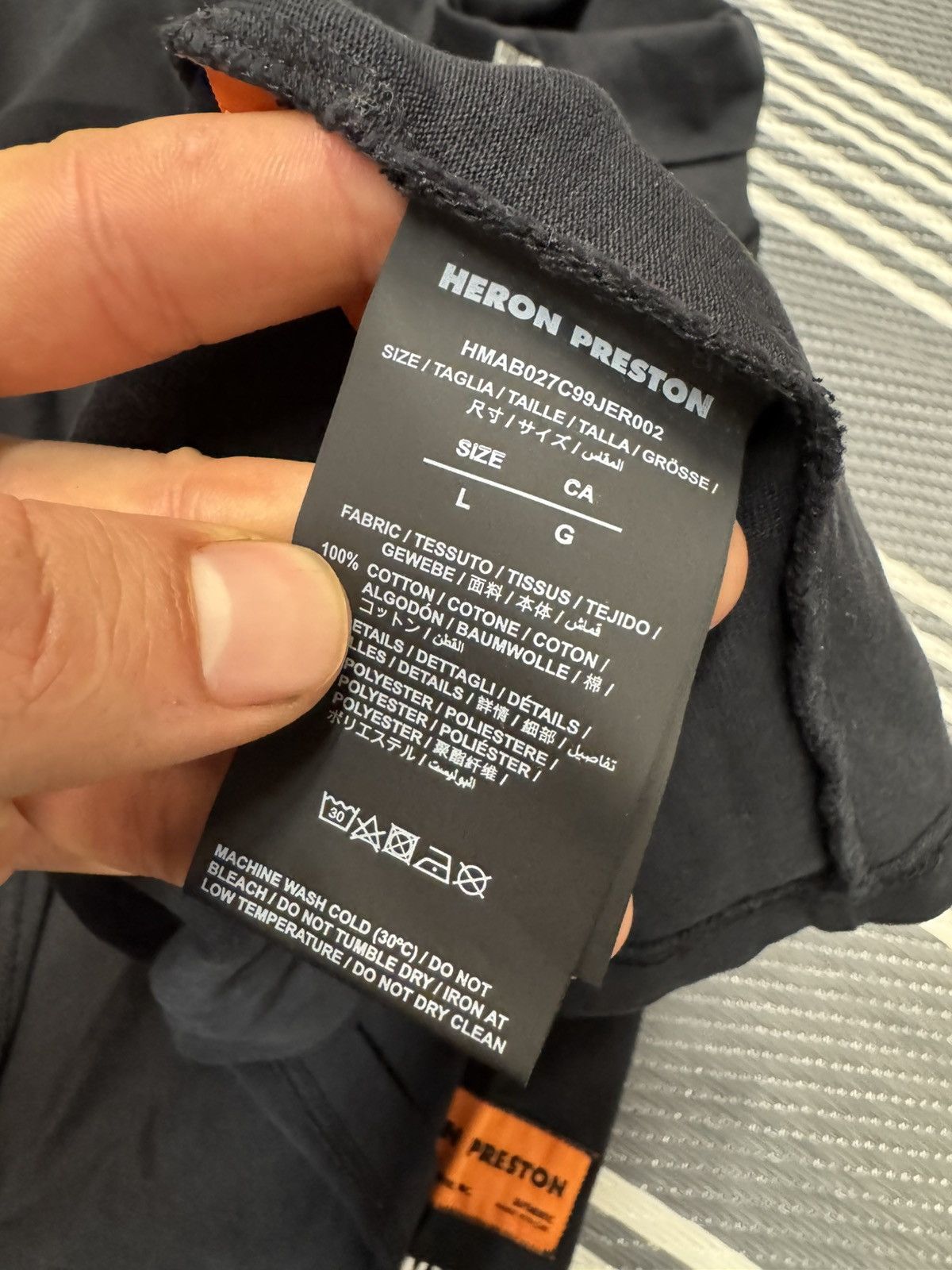 Heron Preston Heron Preston HPNY long sleeve Size US L / EU 52-54 / 3 - 6 Thumbnail