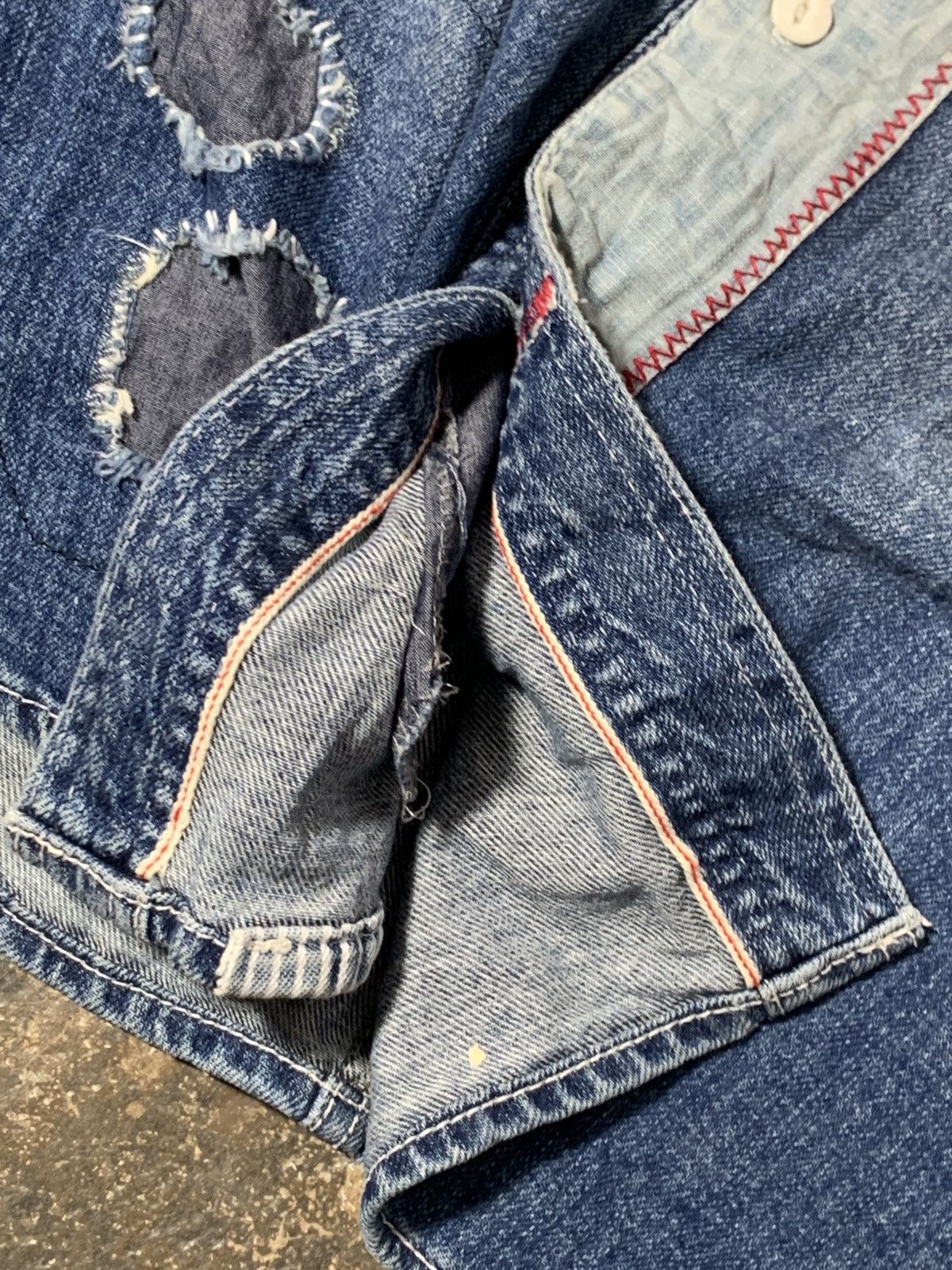 Kapital Bonds And Peace Sashiko Selvedge Denim Shirt Kapital Style Size US L / EU 52-54 / 3 - 5 Thumbnail