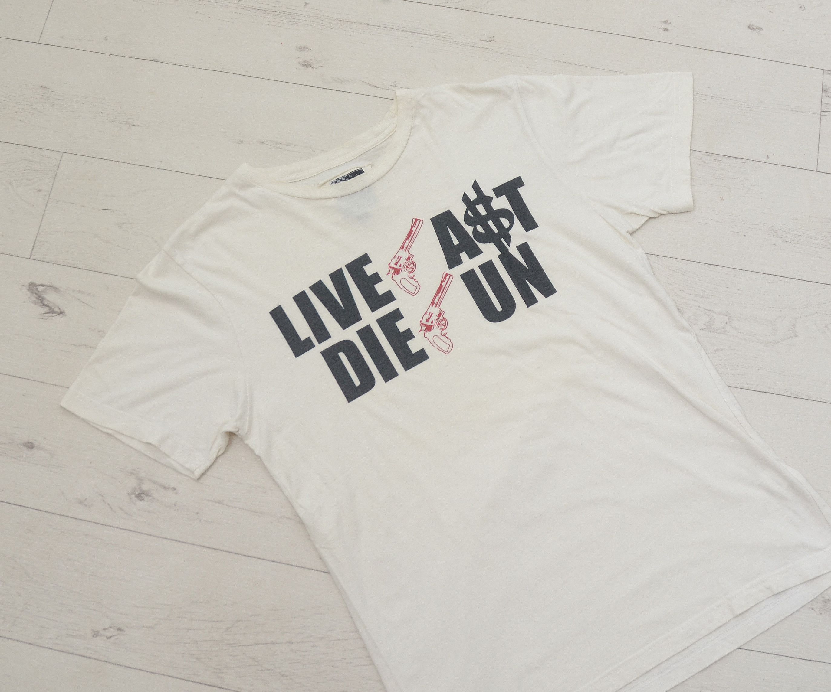 Rap Tees × Vintage Revolver Arm Print Vintage T-shirt Jam52 Y2K Tee Rap Size US L / EU 52-54 / 3 - 2 Thumbnail