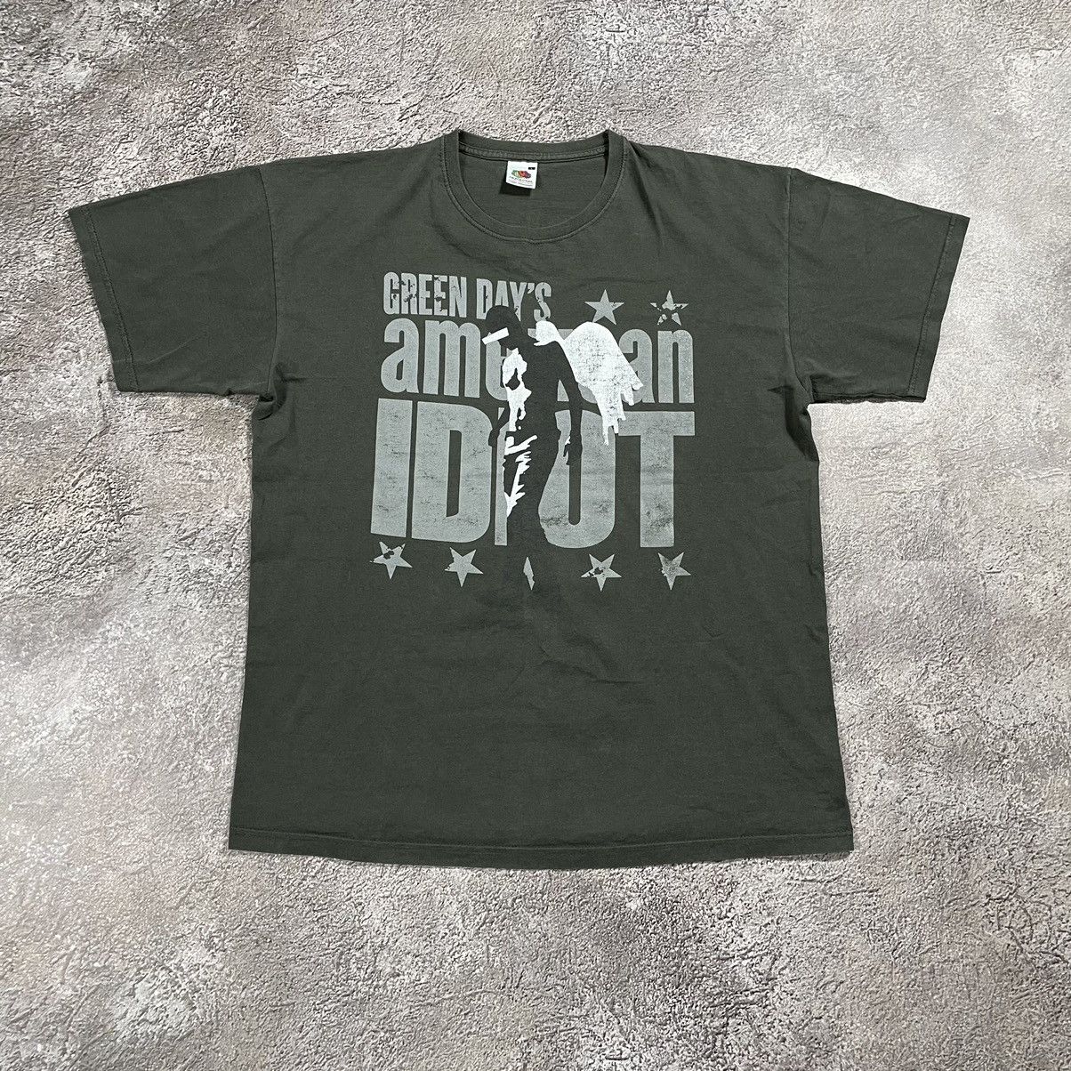 Vintage Vintage 2000s Green Day Idiot Face Graphic Tee Grunge Slim L Size US L / EU 52-54 / 3 - 1 Thumbnail