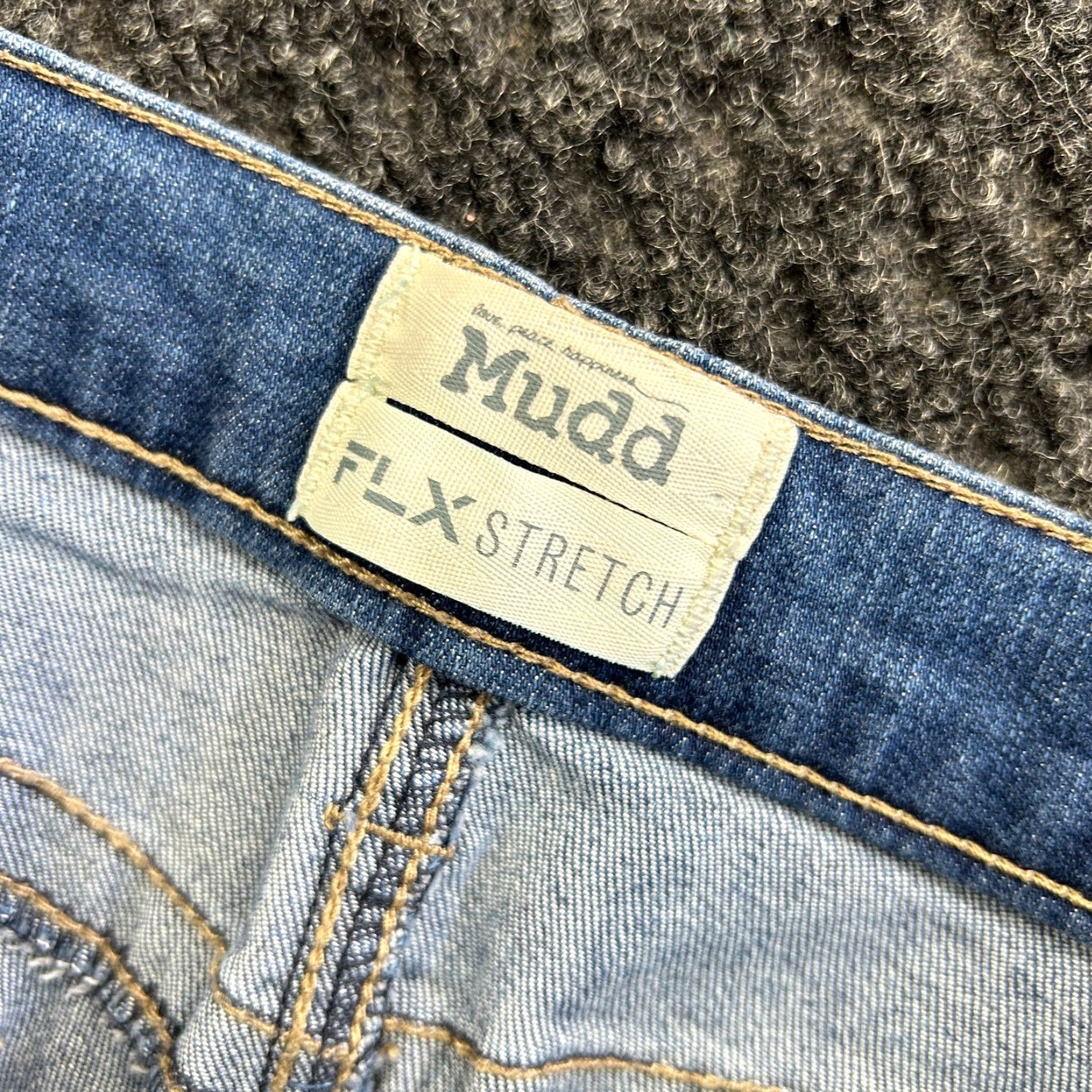 Vintage VINTAGE Mudd FLX Stretch Denim Jean Shorts Booty 9 Doily Lace Distressed y2k Size 30" / US 8 / IT 44 - 3 Thumbnail