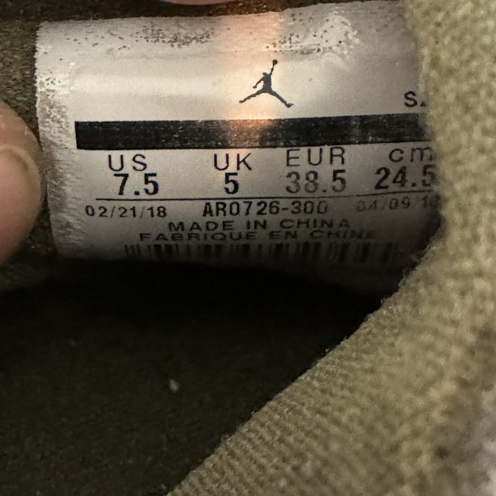 Jordan Brand Size 7.5 - Air Jordan Future Olive Canvas W Size US 7.5 / IT 37.5 - 6 Thumbnail