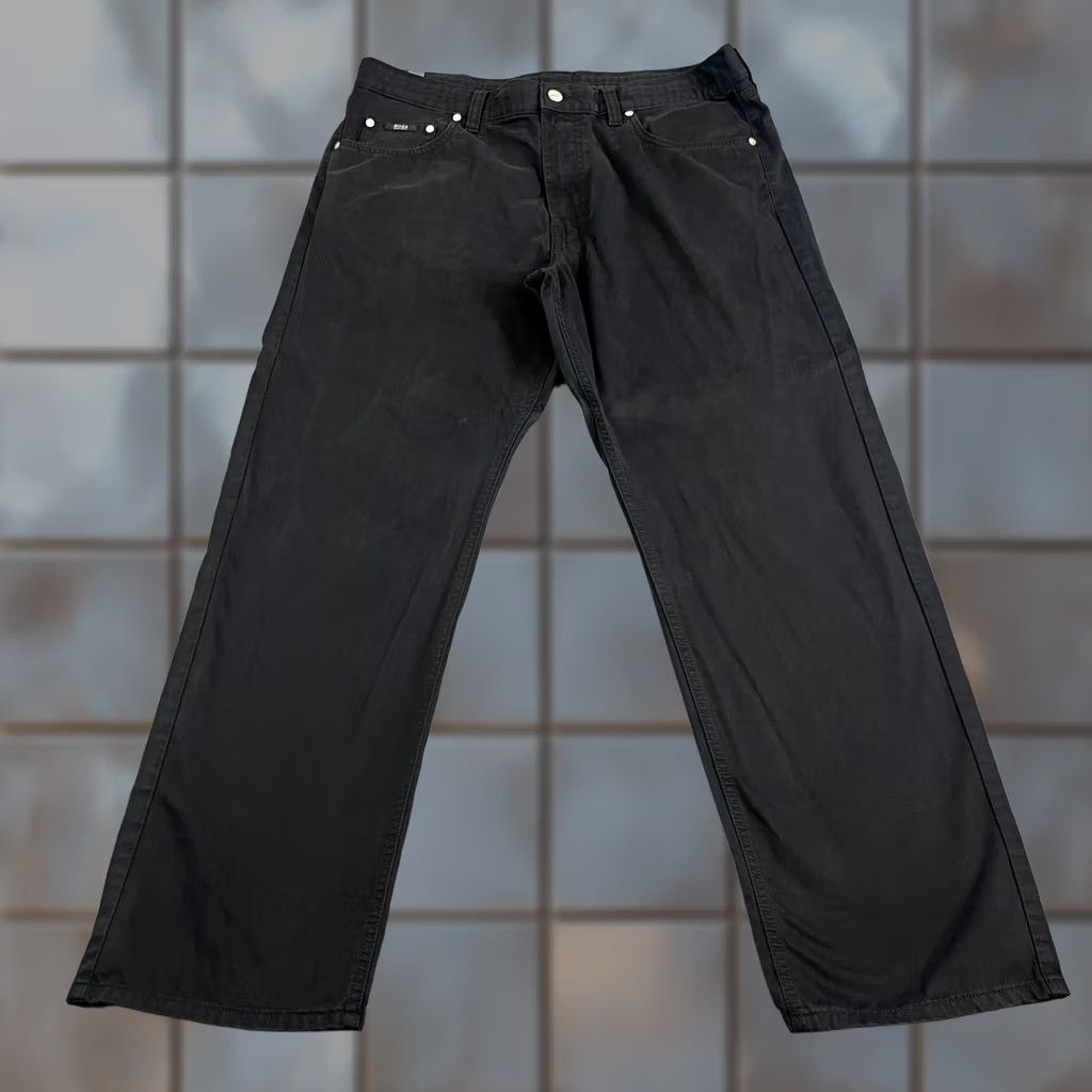 Hugo Boss HUGO BOSS Jeans Alabama Relaxed Straight 36 30 Black 100% Cotton Denim Men Jeans Baggy Comfort Pocket 5-Pocket Modern Wearable Vintage: No Size US 36 / EU 52 - 1 Thumbnail