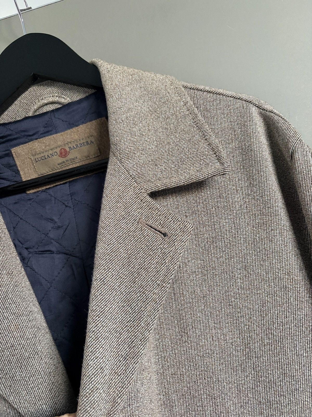 Luciano Barbera Luciano Barbera Luxury Wool Beige Coat Size US M / EU 48-50 / 2 - 7 Thumbnail