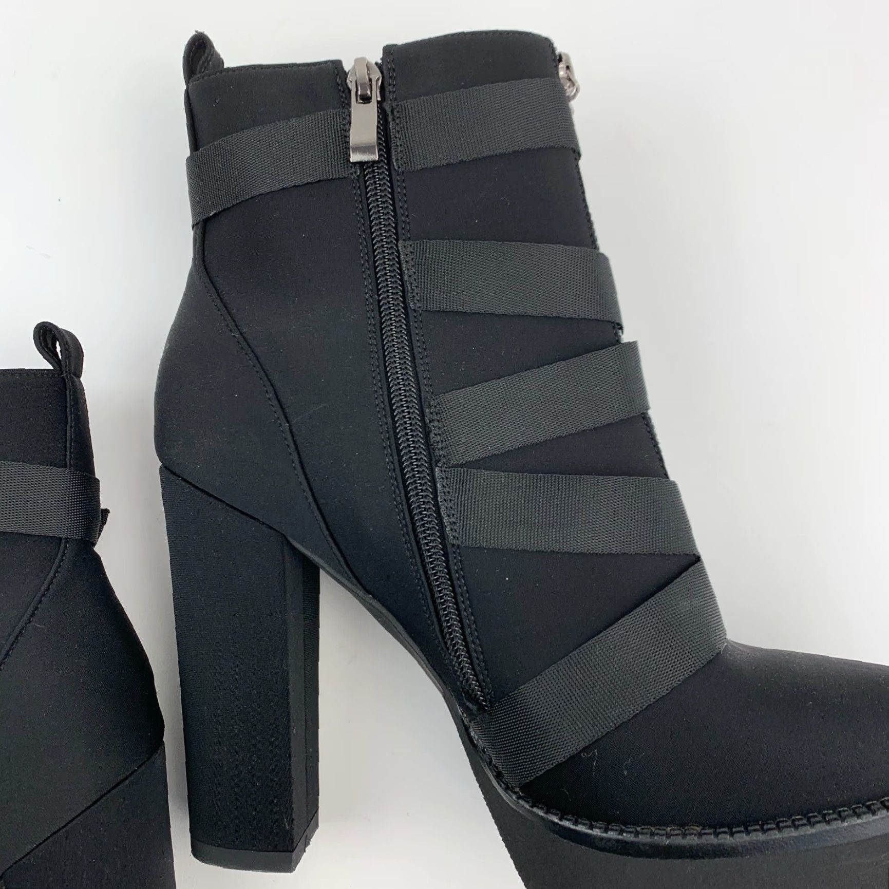 Vintage VINTAGE Wetkiss Combat Chunky Heel Platform Boots Black Straps EU 40 US 9.5 Women Platform Boots Straps 40 9.5 Black Wetkiss Shoes Womens Size US 10 / IT 40 - 6 Thumbnail