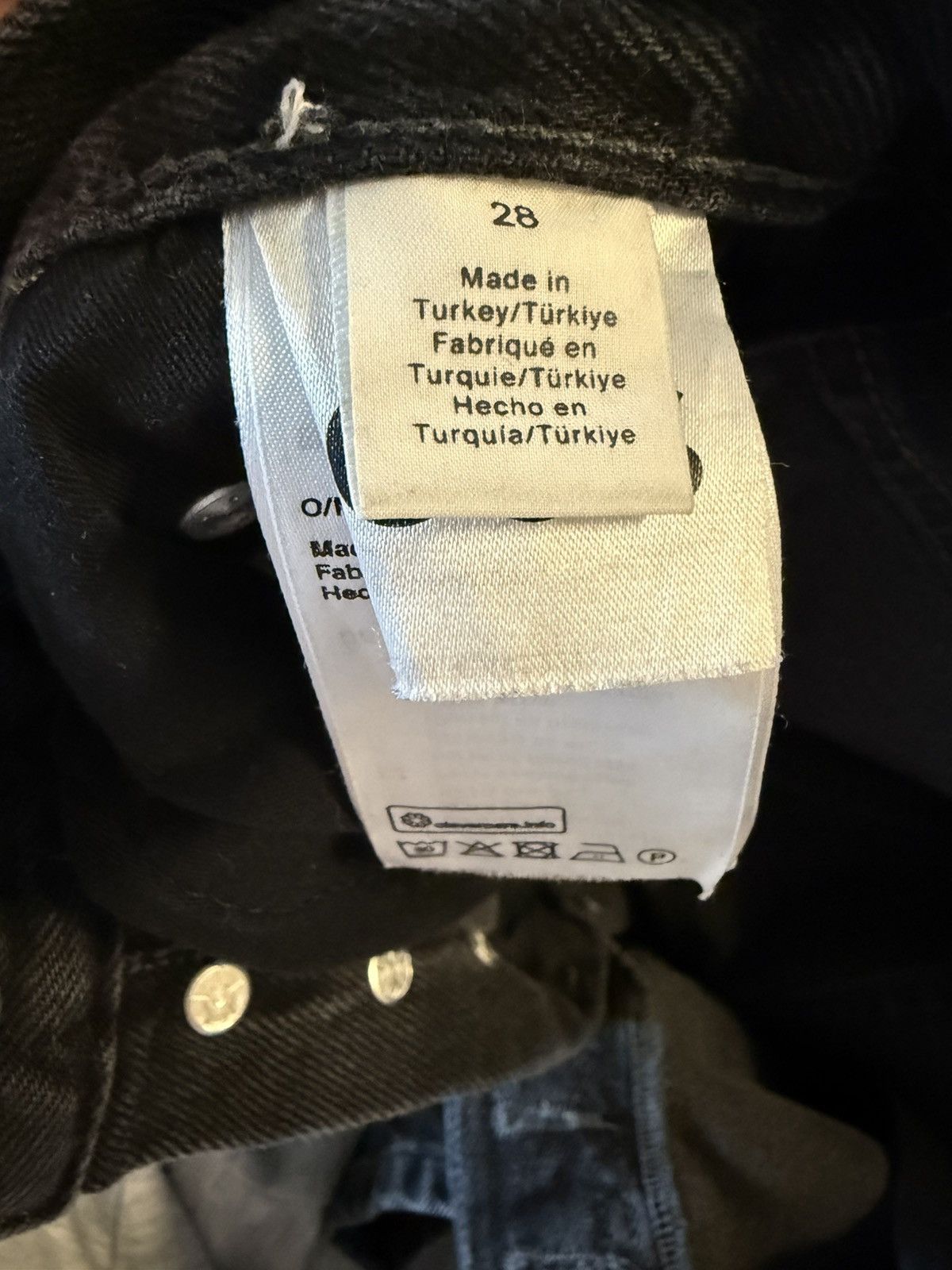 Cos Black Denim Rider Jeans Size US 28 / EU 44 - 3 Thumbnail