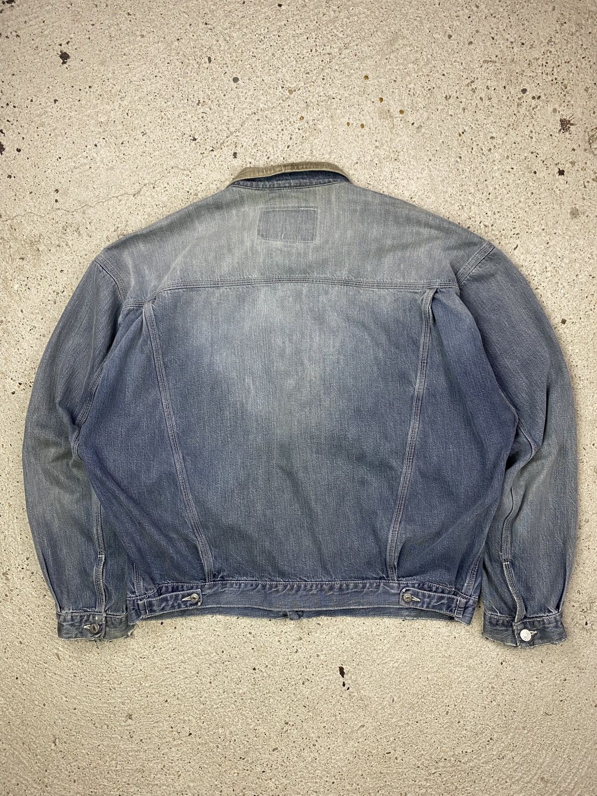 Diesel Diesel denim jacket vintage trashed made in italy archive Size US XXL / EU 58 / 5 - 11 Thumbnail