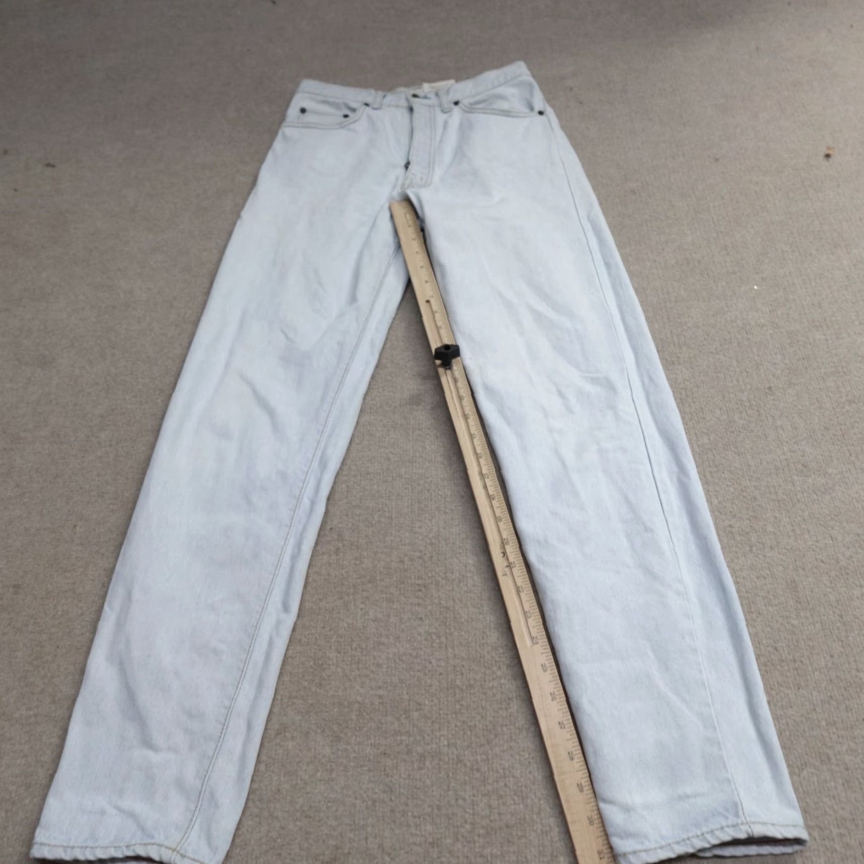Vintage VINTAGE ACA Jeans 30 x 32 Blue Stonewash Cotton Straight Made in Japan Mens Jeans Size US 30 / EU 46 - 2 Thumbnail