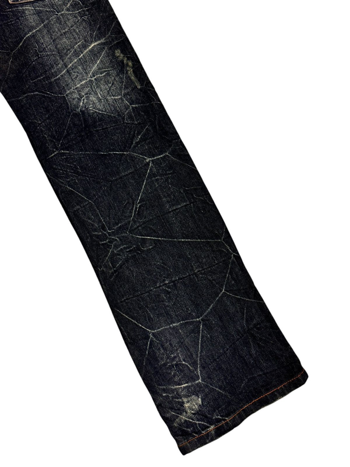 Japanese Brand ⚡️⚡️Distressed Japanese Nylaus Double Waist Jeans Size US 32 / EU 48 - 8 Thumbnail