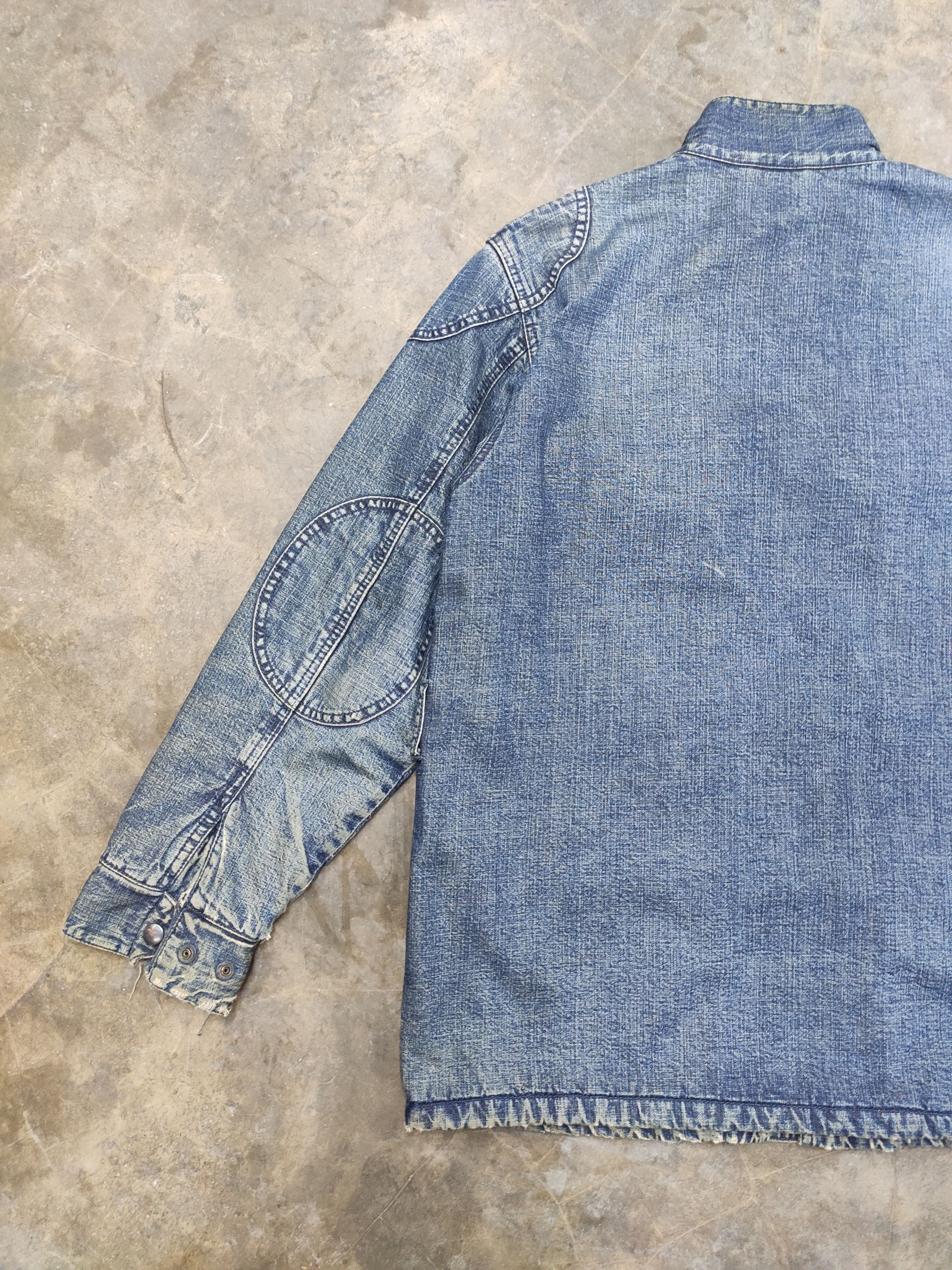 Eternal Vintage Eternal Japan Denim jacket distressed HARAJUKU Size US M / EU 48-50 / 2 - 6 Thumbnail