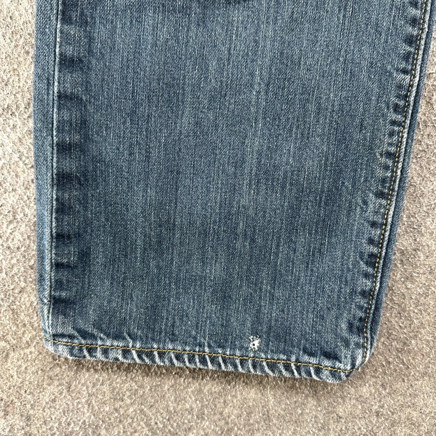 Levi's Levi's 501 Jeans Mens 36x30 Blue Straight Regular Fit Distressed Dark Wash Vintage? No Size US 36 / EU 52 - 4 Thumbnail