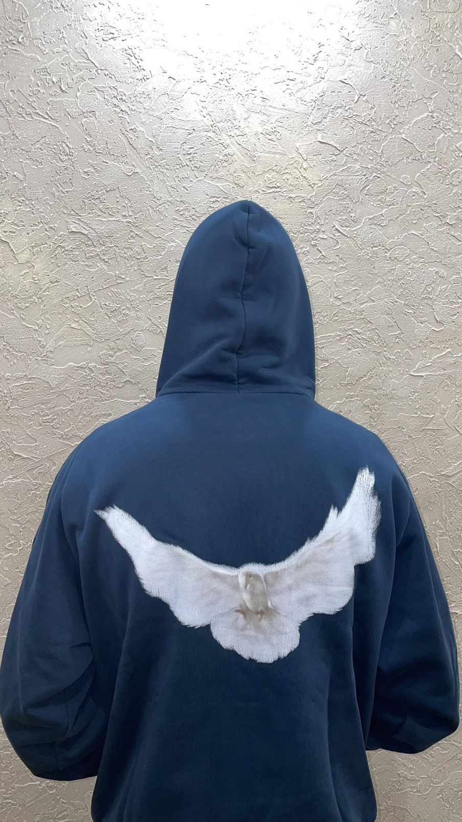 image of Balenciaga Yeezy Gap Dove Hoodie in Blue, Men's (Size Medium)