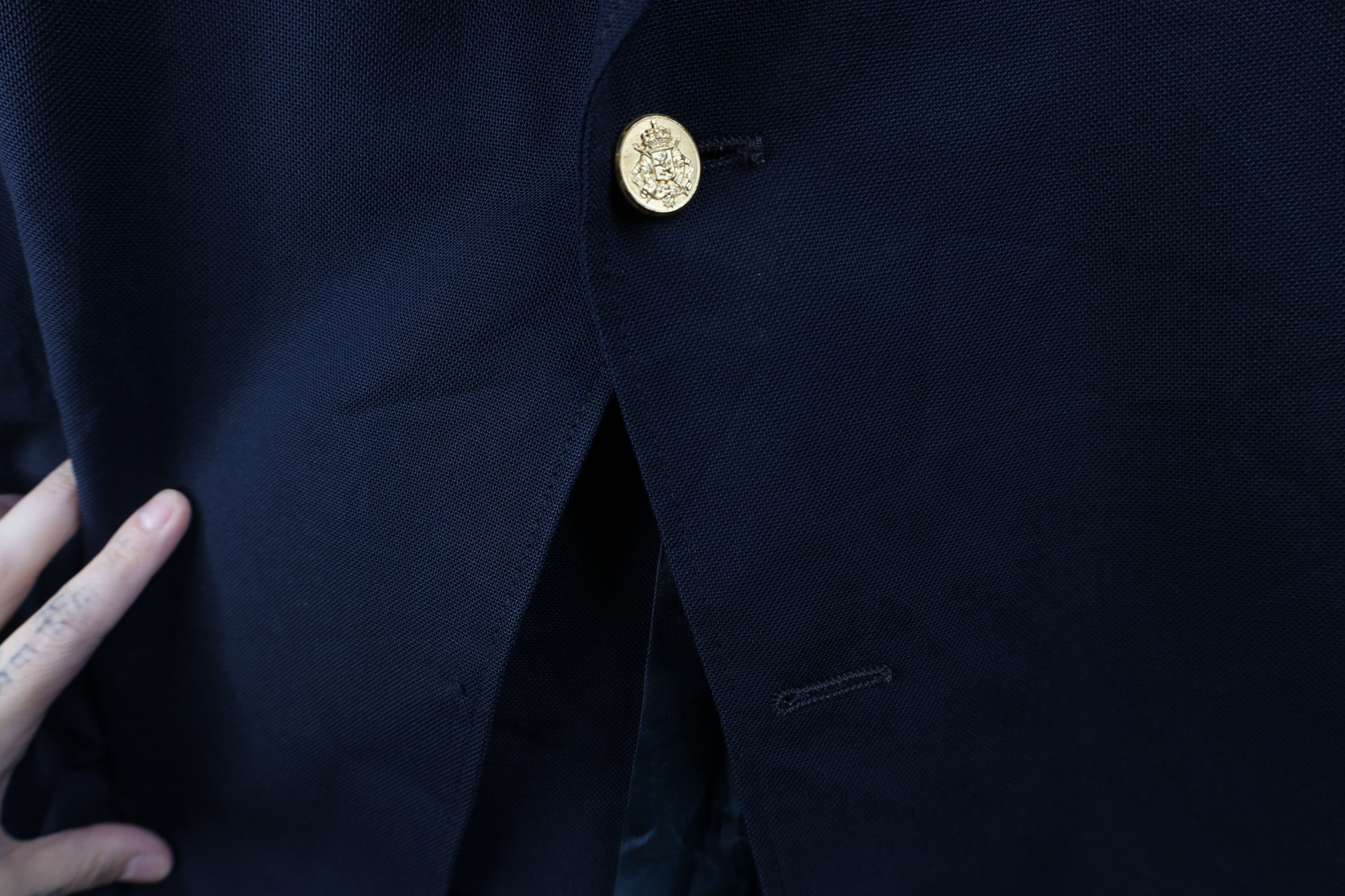Vintage Vintage 90s Streetwear Suit Coat Blazer Jacket Navy Blue USA Size US XXL / EU 58 / 5 - 4 Thumbnail