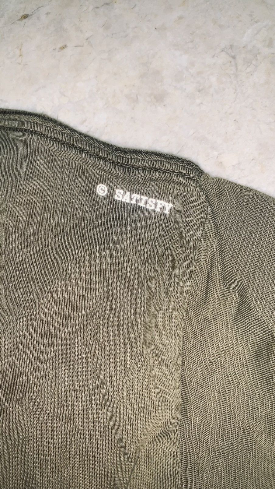 Satisfy Satisfy mothtec collegiate font tee Size US XL / EU 56 / 4 - 6 Thumbnail