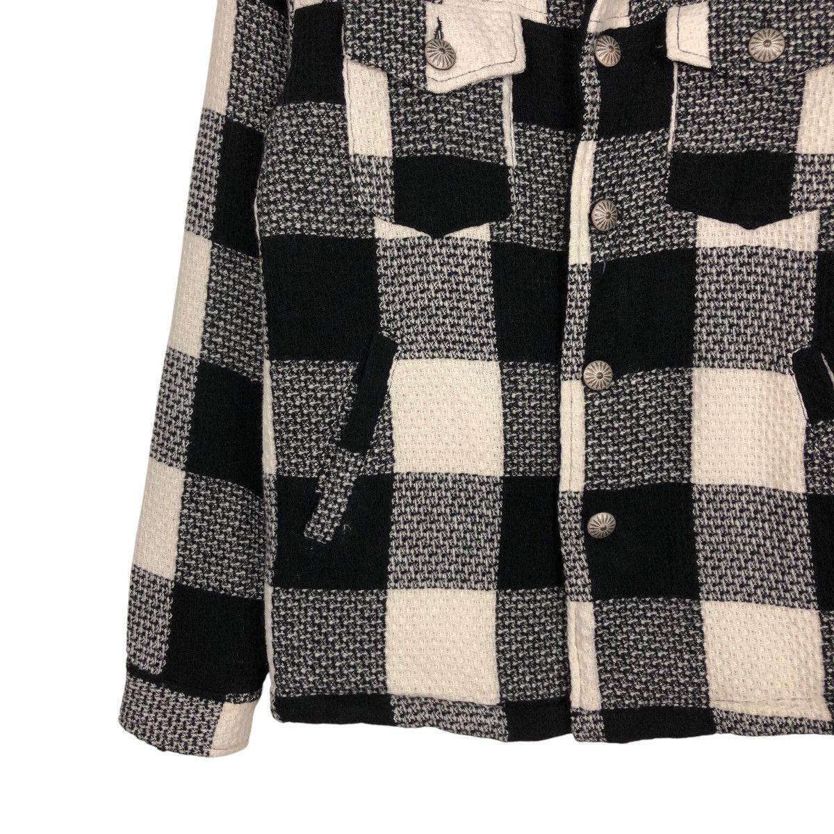 Japanese Brand Full Glow Flannel Shirt Jacket Tartan Design Blanket Fleece Size US M / EU 48-50 / 2 - 5 Thumbnail
