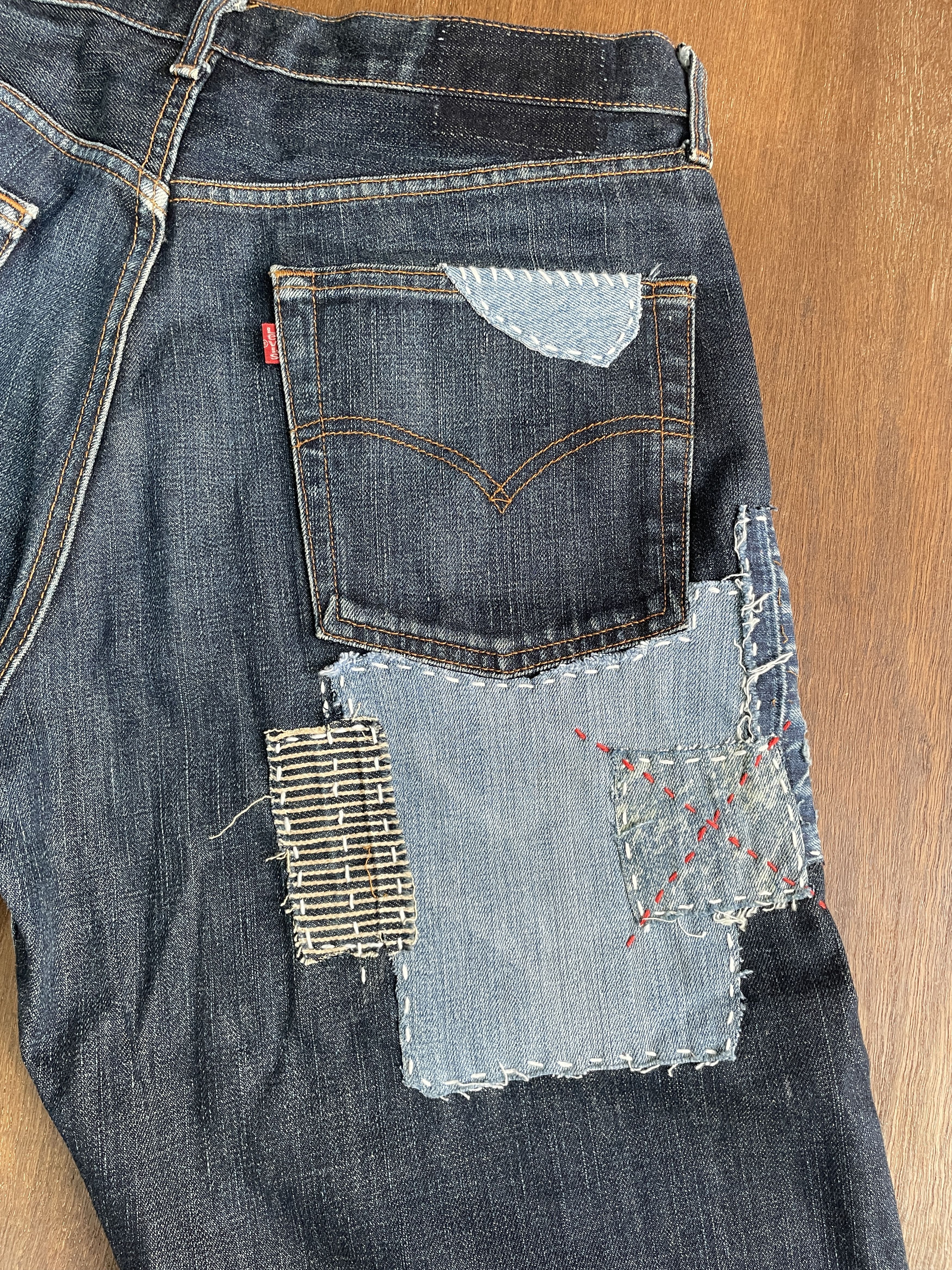 Levi's Levi's Boro Patch Handmade Denim Size US 30 / EU 46 - 5 Thumbnail
