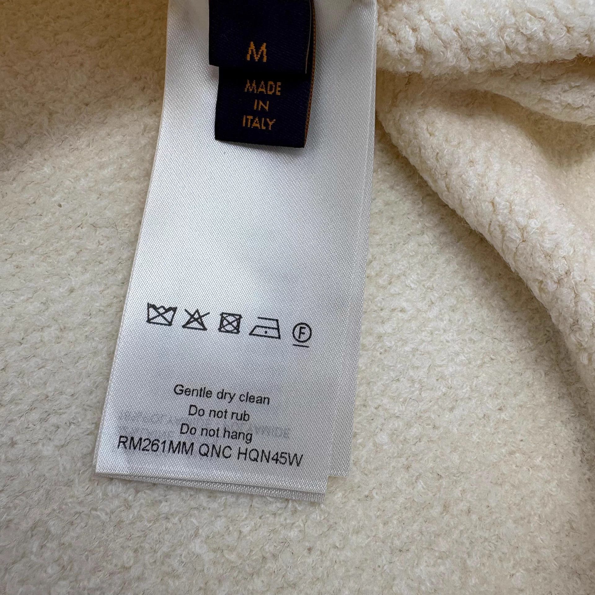 Louis Vuitton LV Logo Intarsia Teddy Sweater M 100% Wool Size US M / EU 48-50 / 2 - 8 Thumbnail