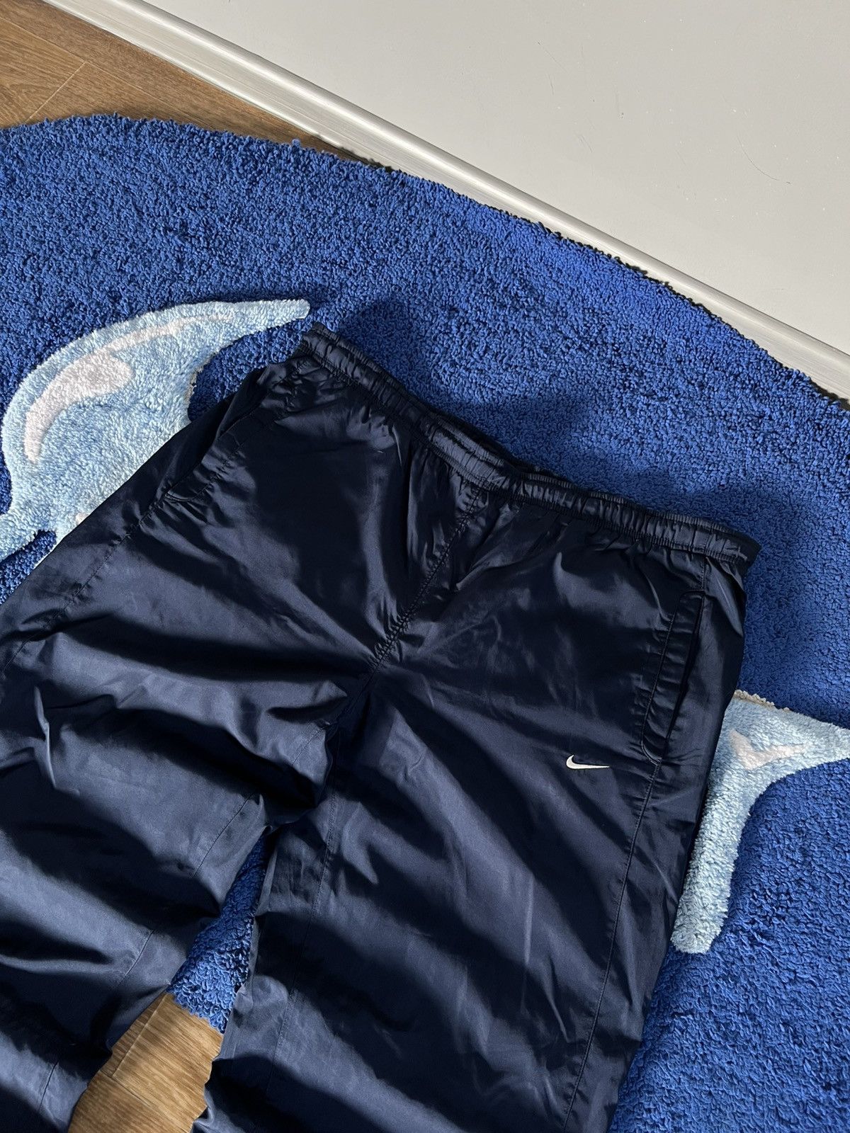 Nike Vintage Y2K Nike Nylon Pants Size US 36 / EU 52 - 2 Thumbnail