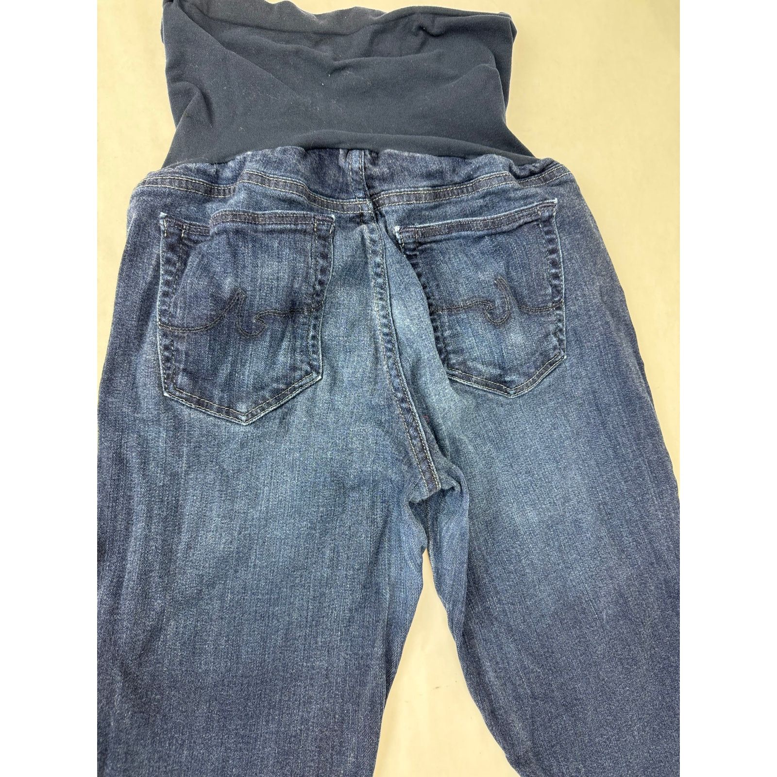 AG Adriano Goldschmied Adriano Goldschmied Maternity Jeans Skinny Full Panel 31 R Size 31" - 3 Thumbnail