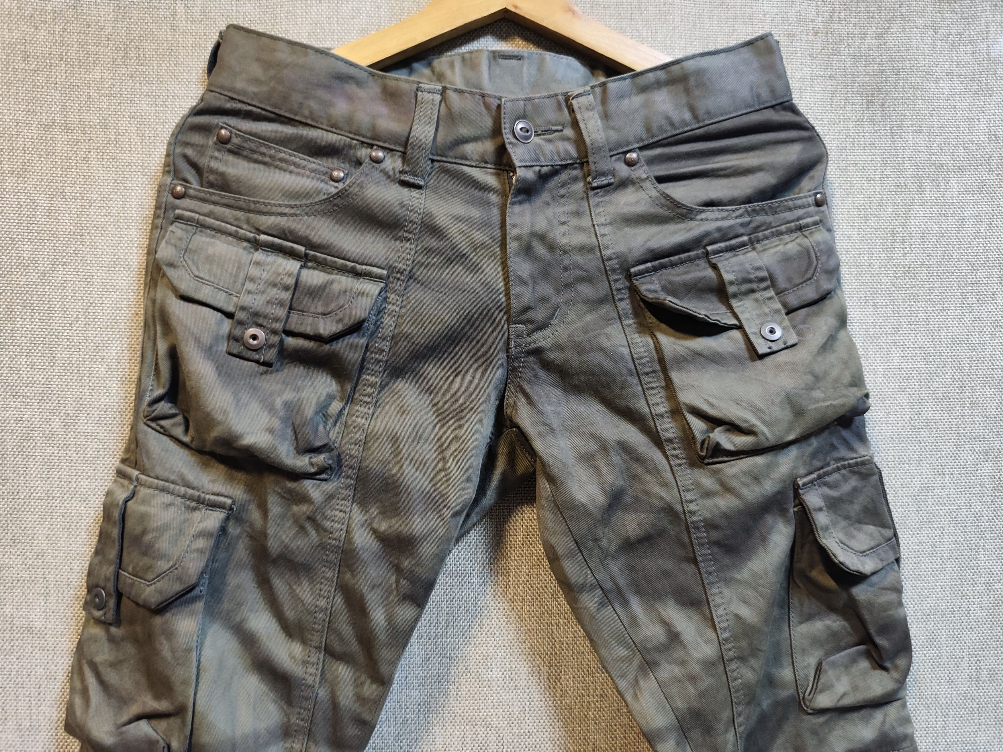 Tornado Mart Rare Design‼️Tornado Mart Flare Multi-Pocket Pants Size US 30 / EU 46 - 3 Thumbnail