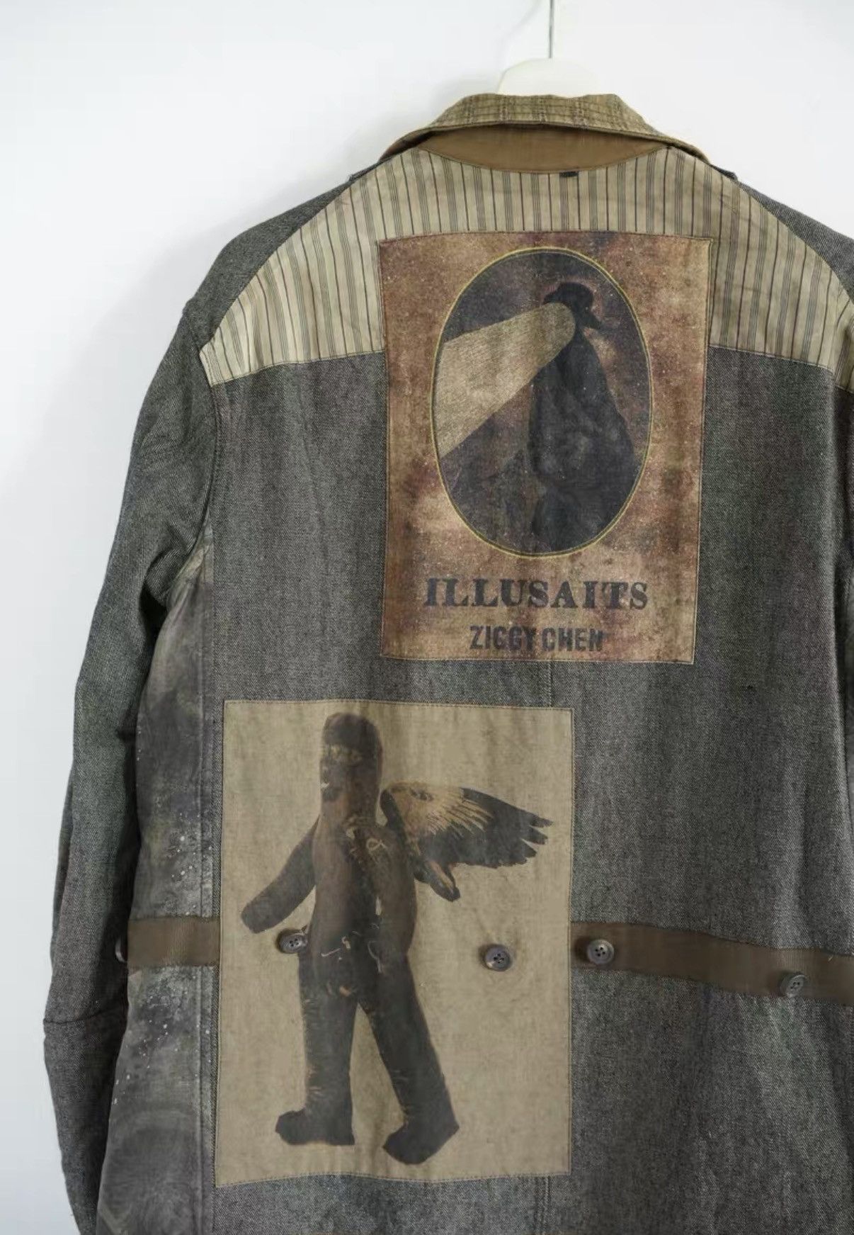 Yohji Yamamoto Ziggy Chen 22aw Illusion Reversible Jacket K4 Size US S / EU 44-46 / 1 - 7 Thumbnail