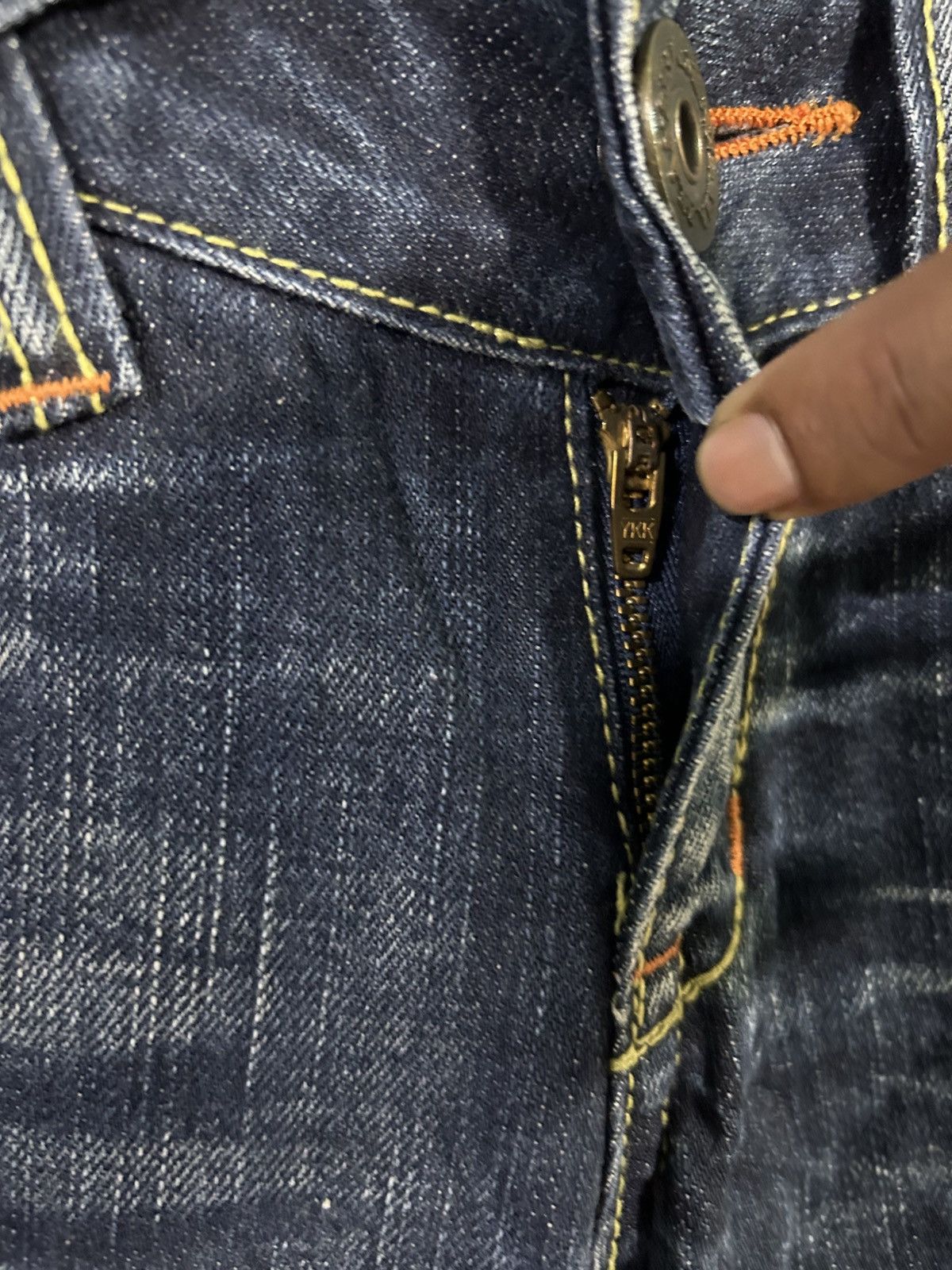 If Six Was Nine Gothic punk D.I.A denim extra bootcut distressed pattern Size US 31 - 7 Thumbnail