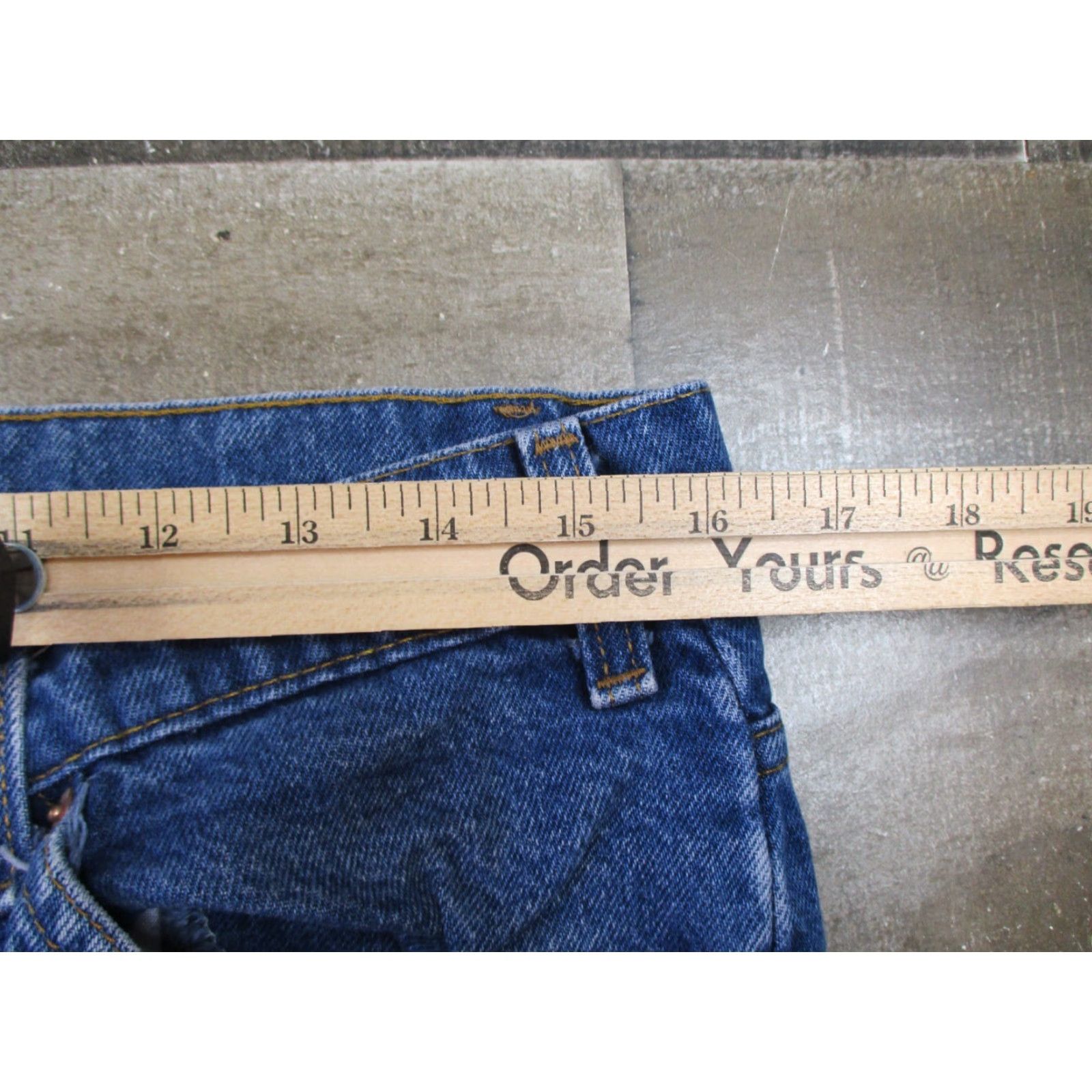 VINTAGE Levi's 517 Boot Cut Jeans Mens 32 Inseam 29 Orange Tab USA 90s Rockabilly Western Cowboy Denim Blue Cotton 5-Pocket Mens Jeans