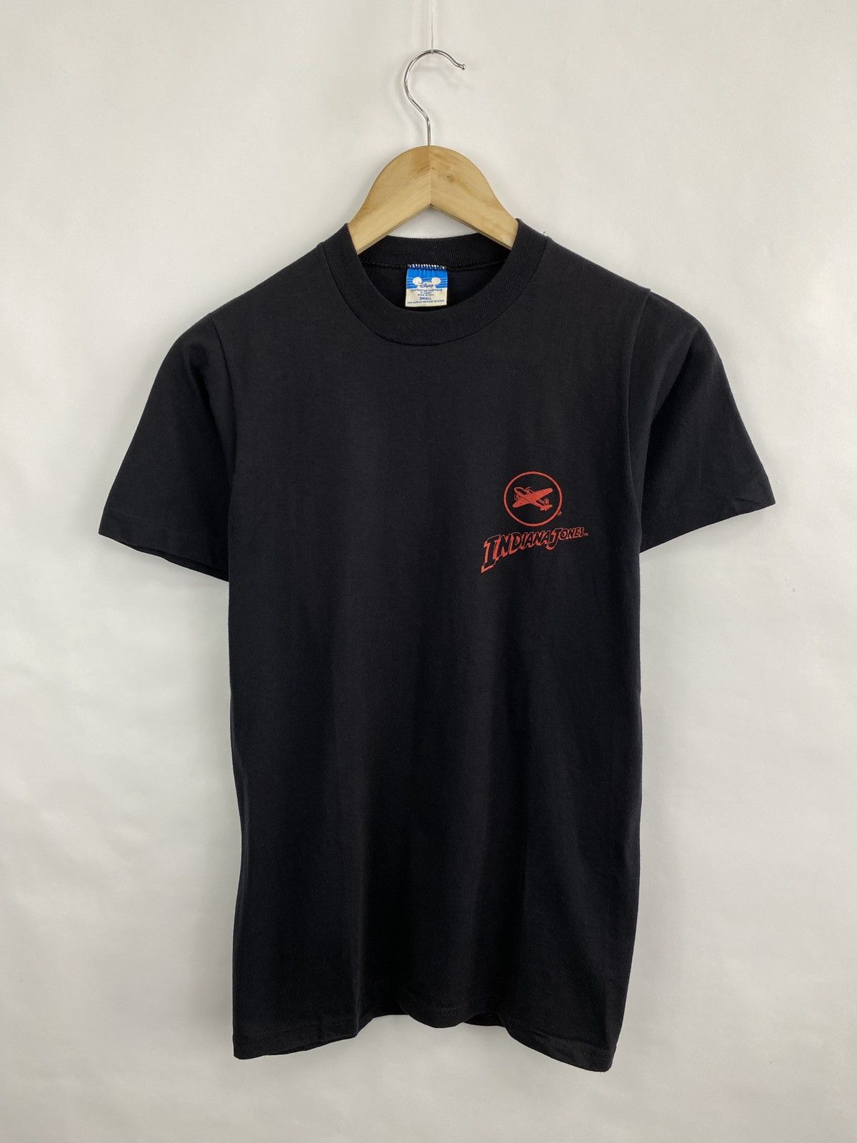 Disney 🇺🇸 Vintage 1989 Indiana Jones Rare T-Shirt Retro Y2K Hype Size US S / EU 44-46 / 1 - 7 Thumbnail