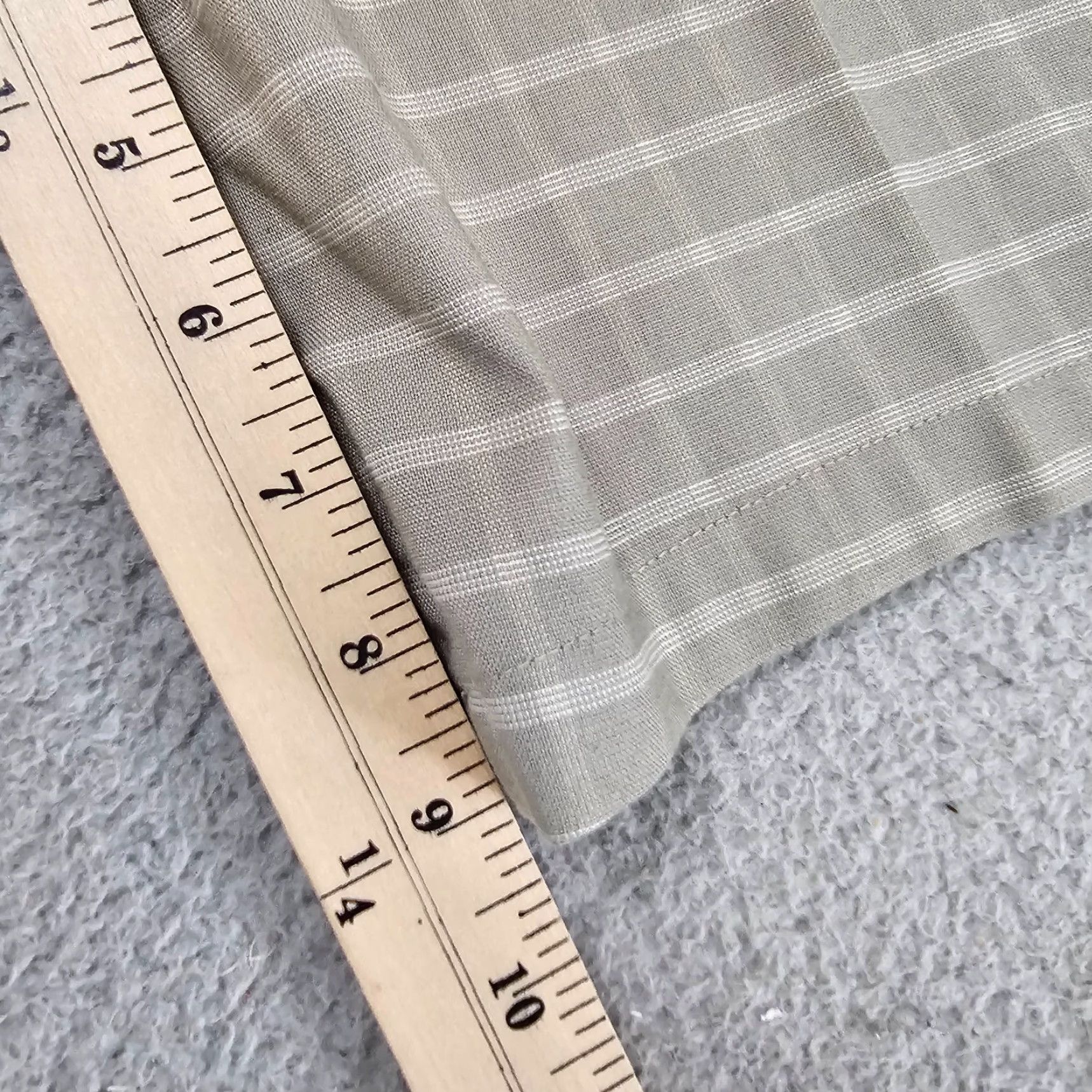Hang Ten Hang Ten Shorts Mens 36 Gray Check California Chino Hybrid Skate Surf Stretch City Modern Casual Mens Size US 36 / EU 52 - 7 Thumbnail